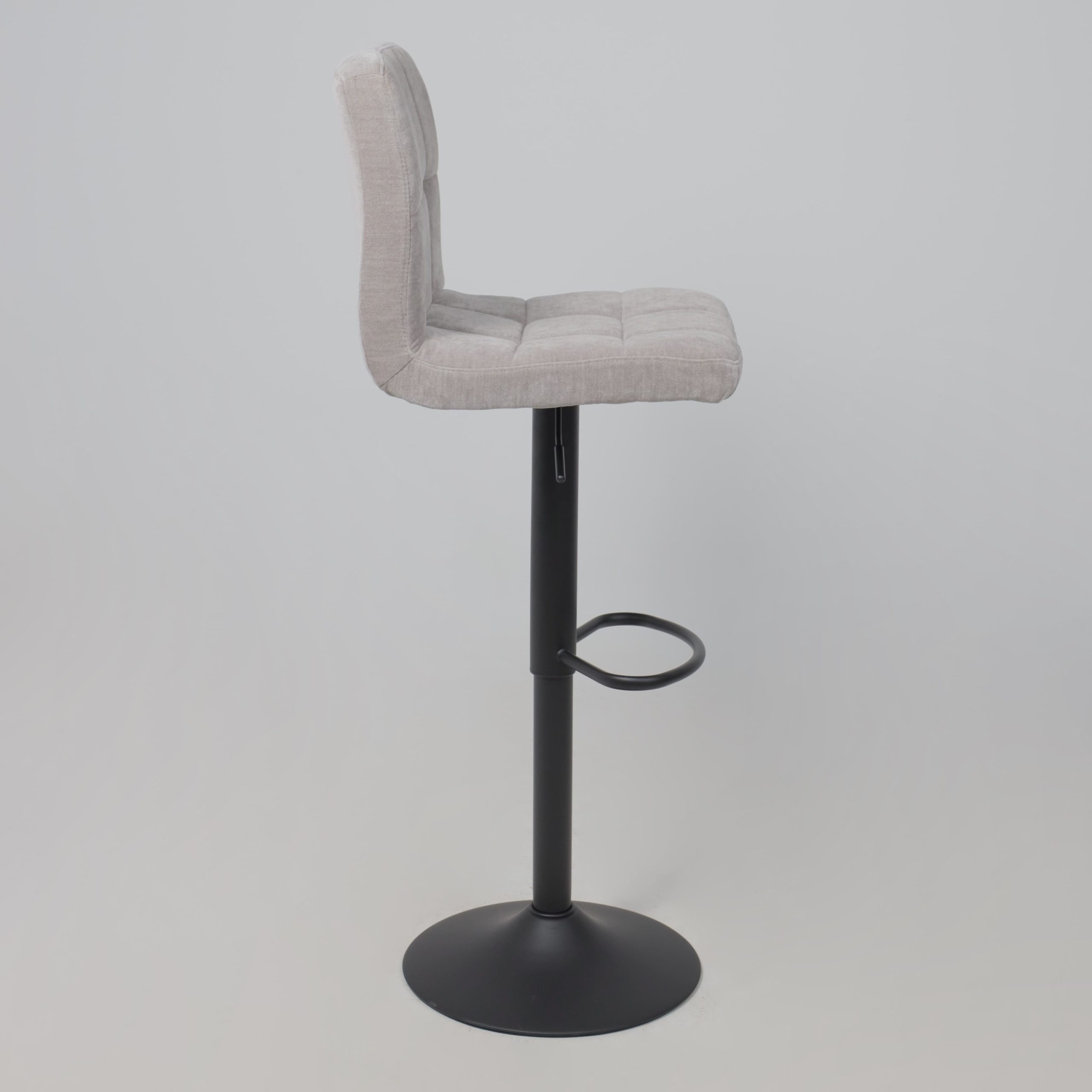 Стул барный LOGOS, серый шенилл Ote Canna 452/черный