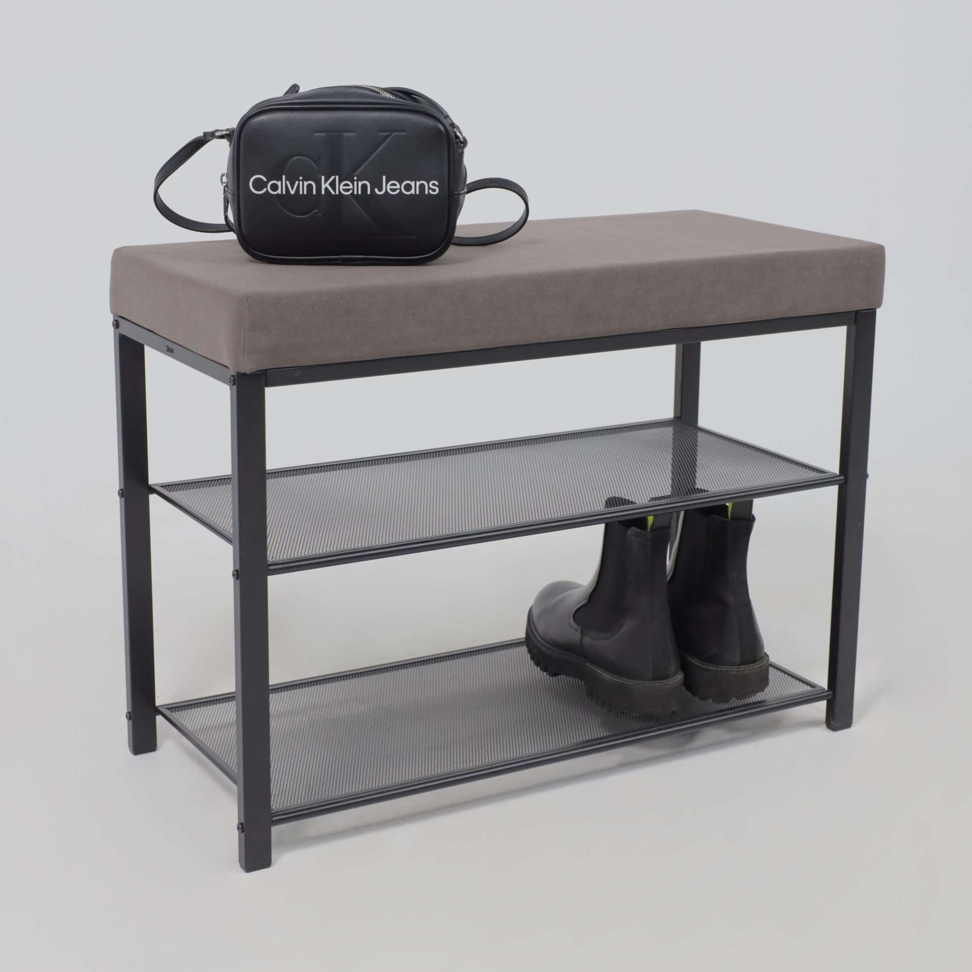 Банкетка ТОРОНТО 23S, серый/черный