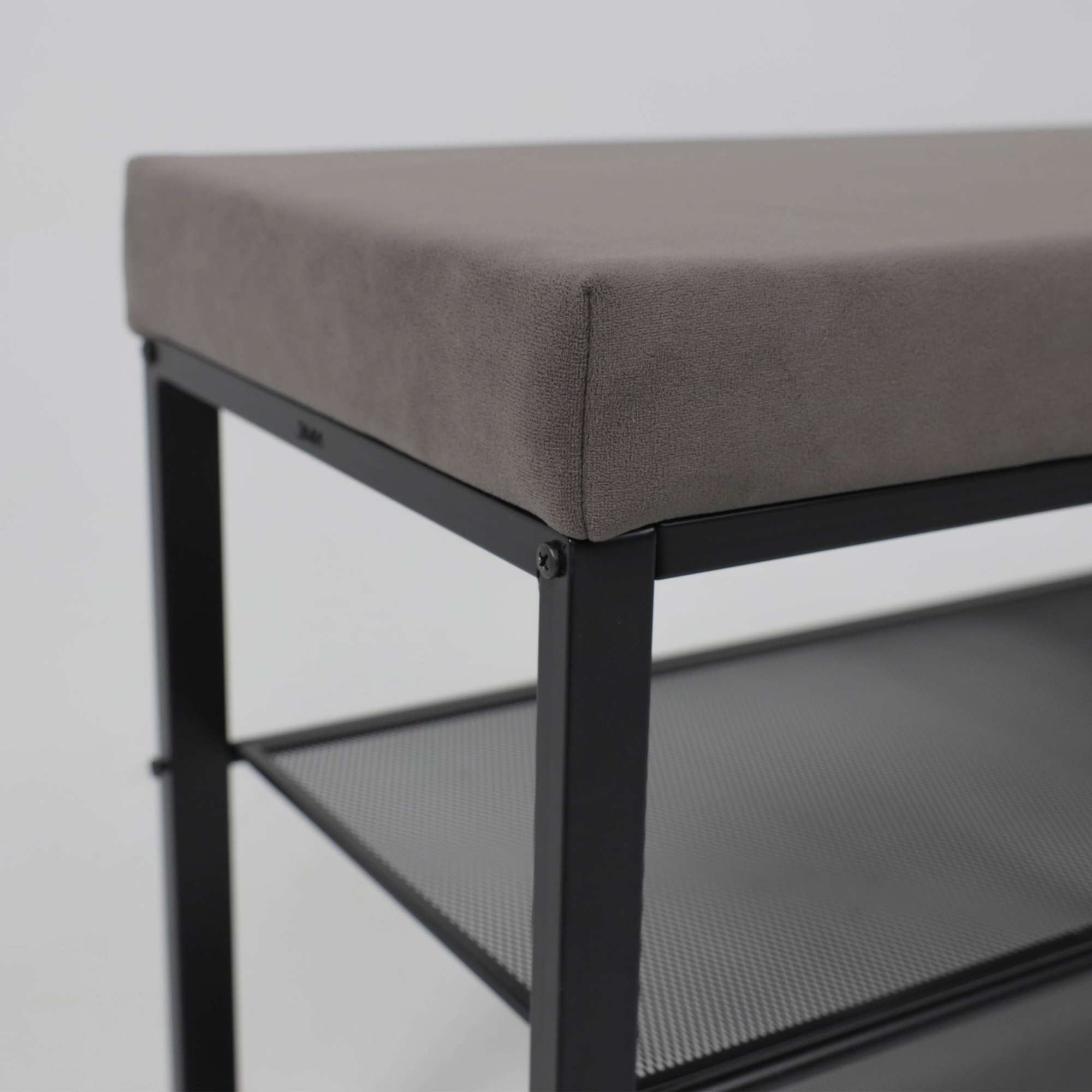 Банкетка ТОРОНТО 23S, серый/черный