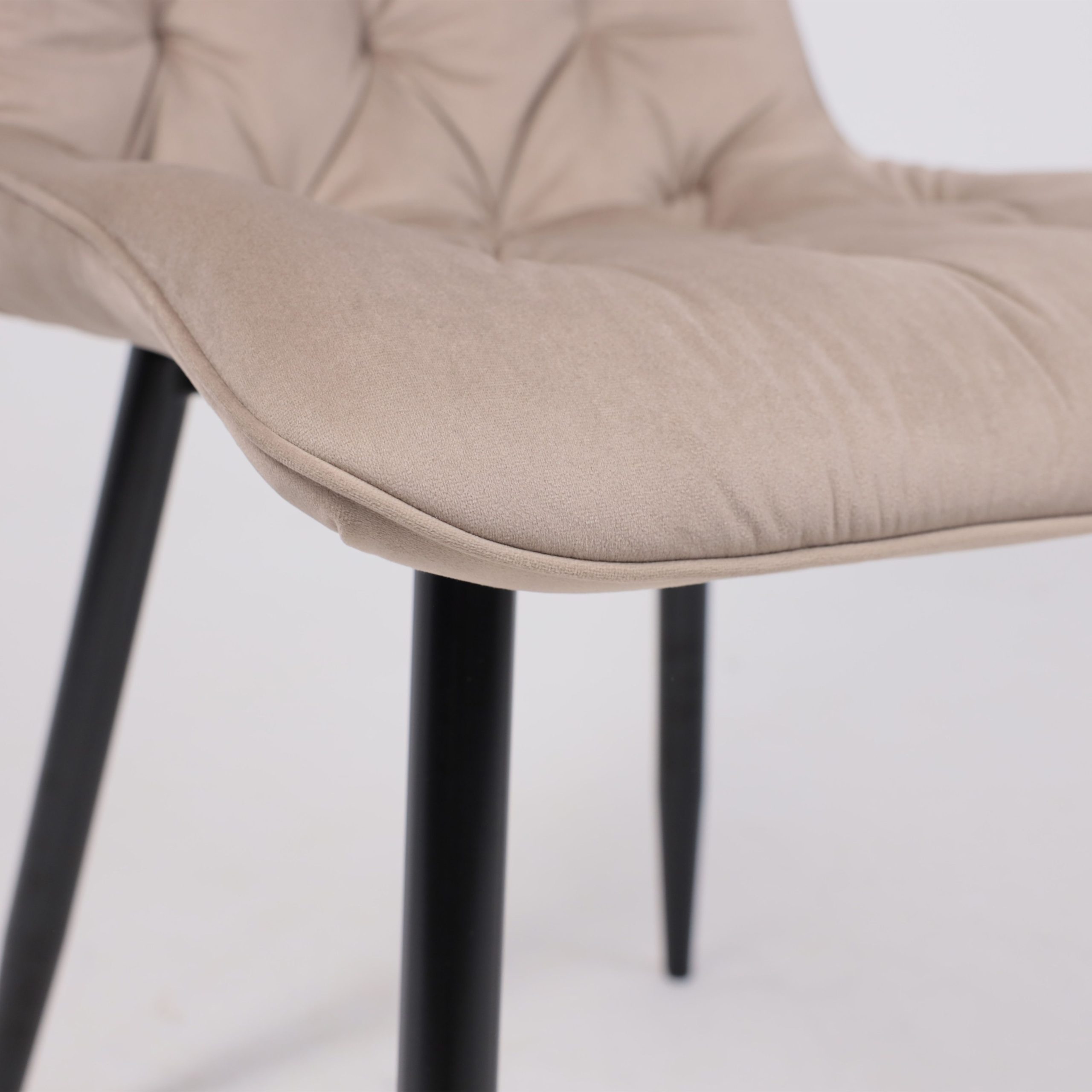 Стул ASTRA, 2, бежевый велюр HLR-08/черный