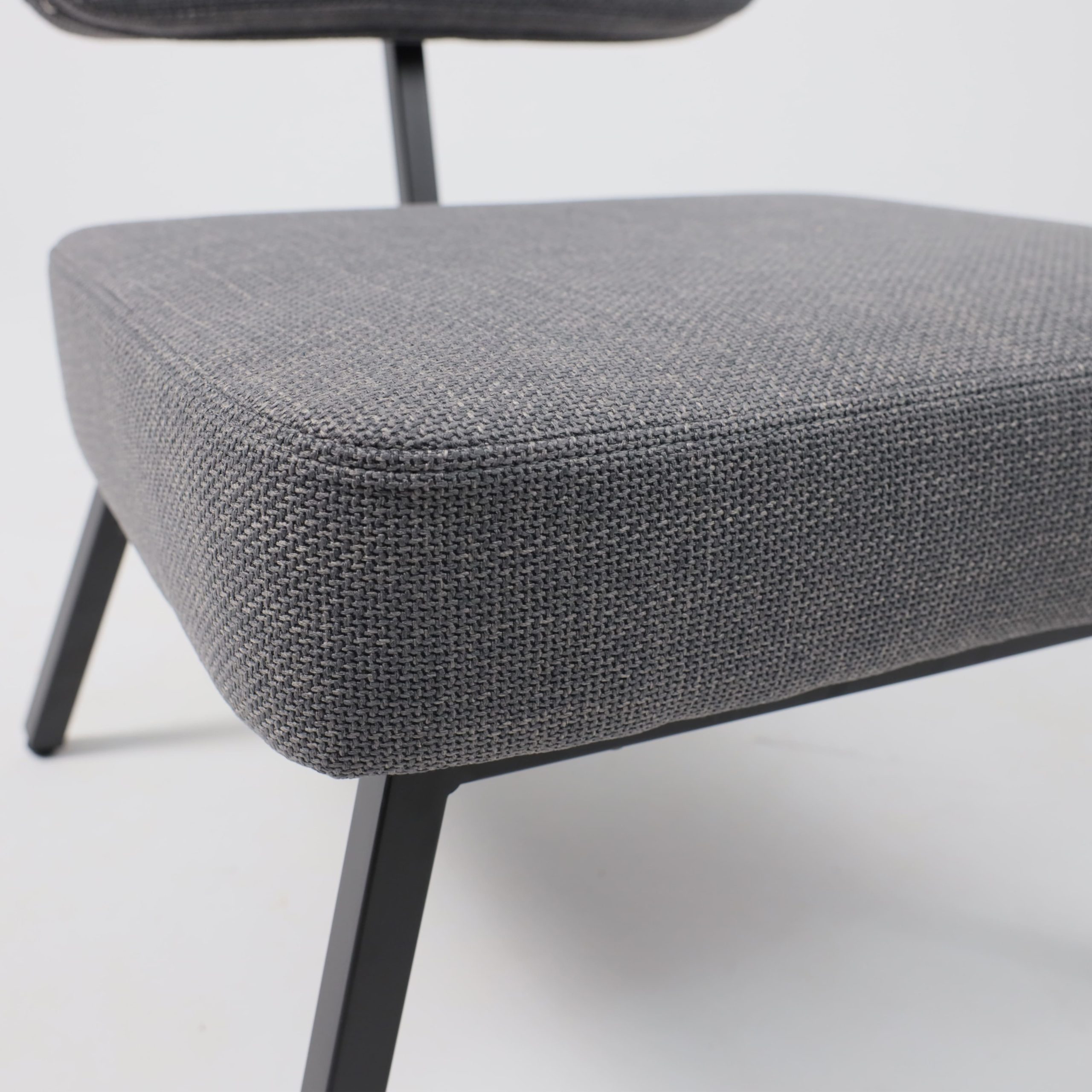 Кресло ASPEN, серая рогожка BJORN 13/черный