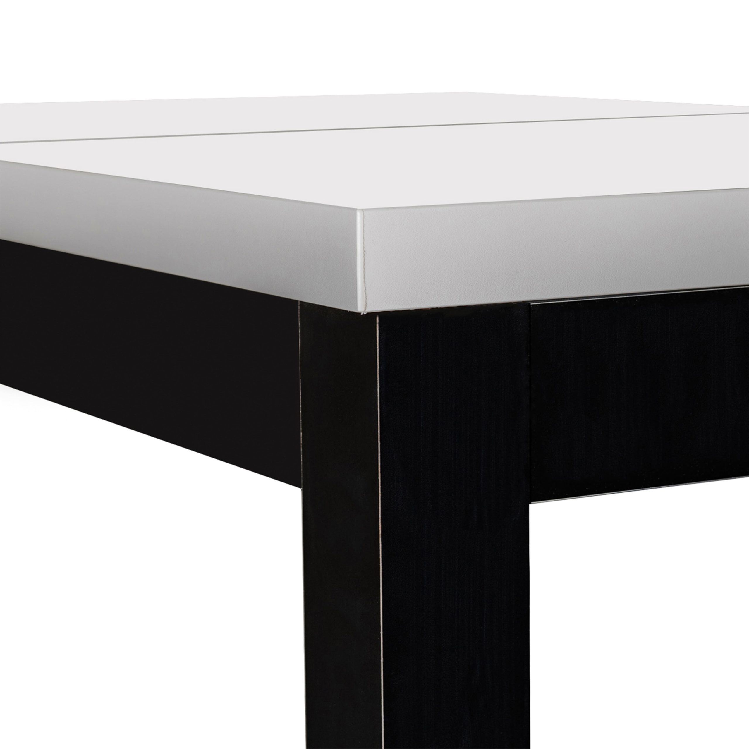 Стол раздвижной BLACK, 1100(1490)*670*770, (белый мат)