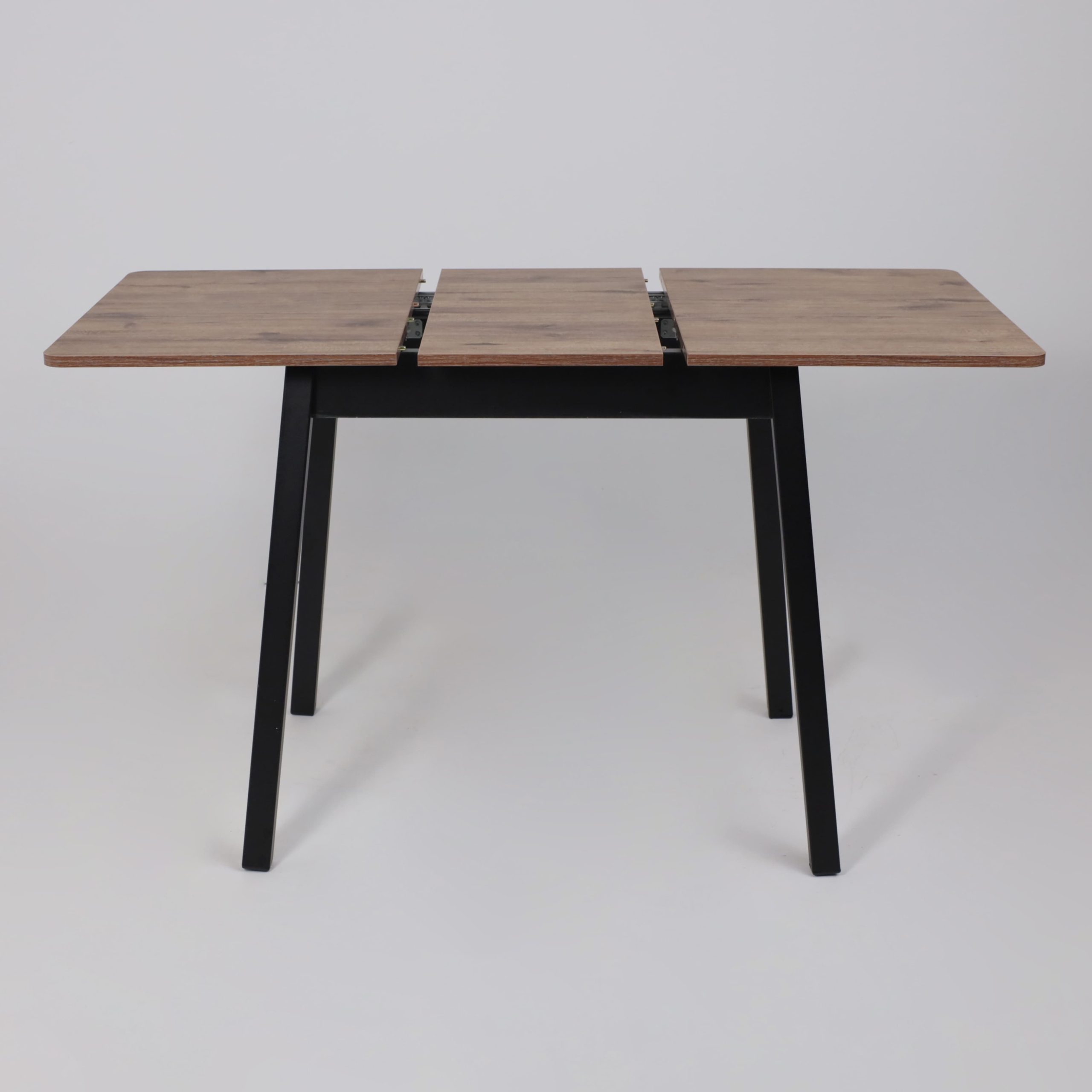 Стол TIRK RADIAL-94, раздвижной 94(126)х64, Дуб Веллингтон/Чёрный