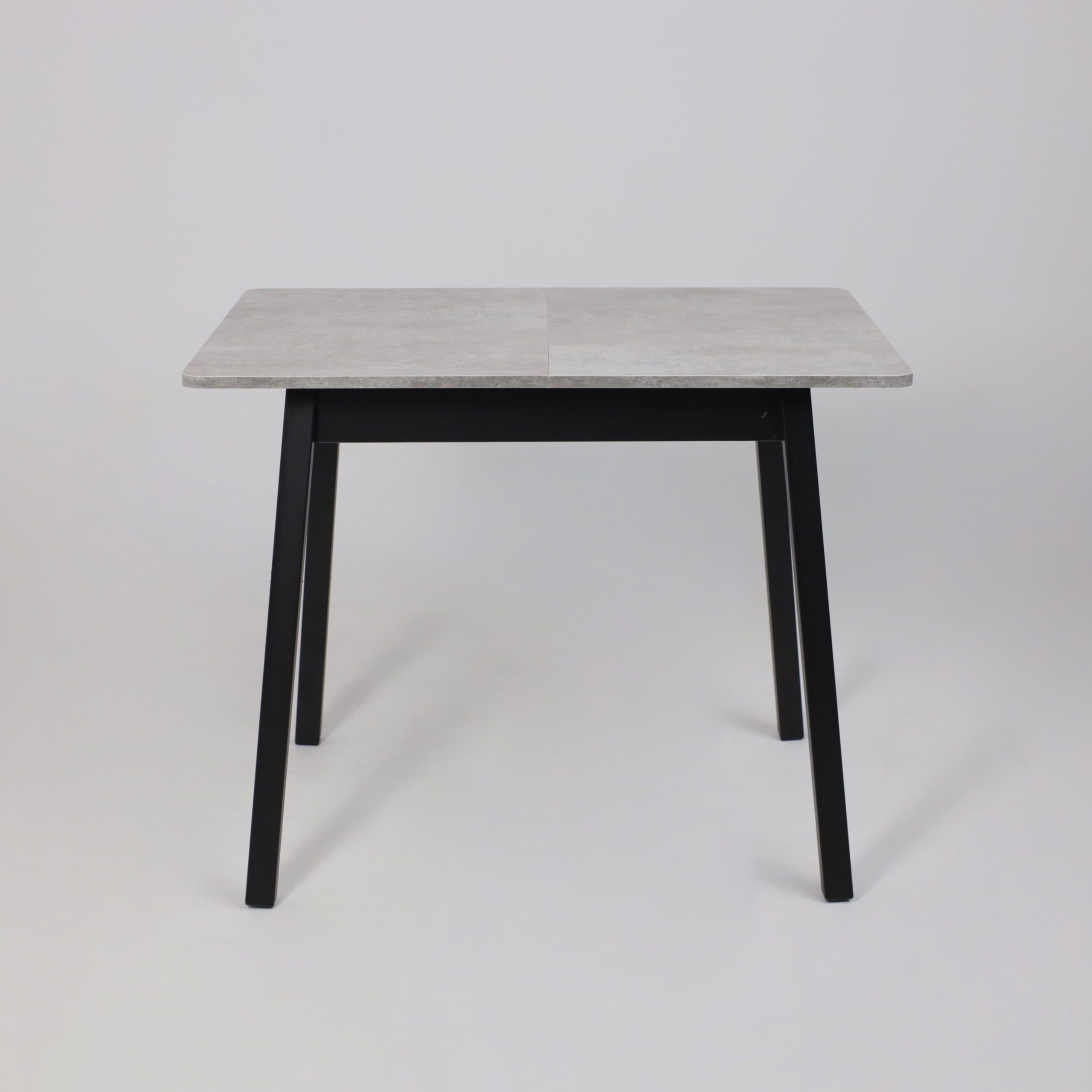 Стол TIRK RADIAL-94, раздвижной 94(126)х64, Серый сланец/Чёрный