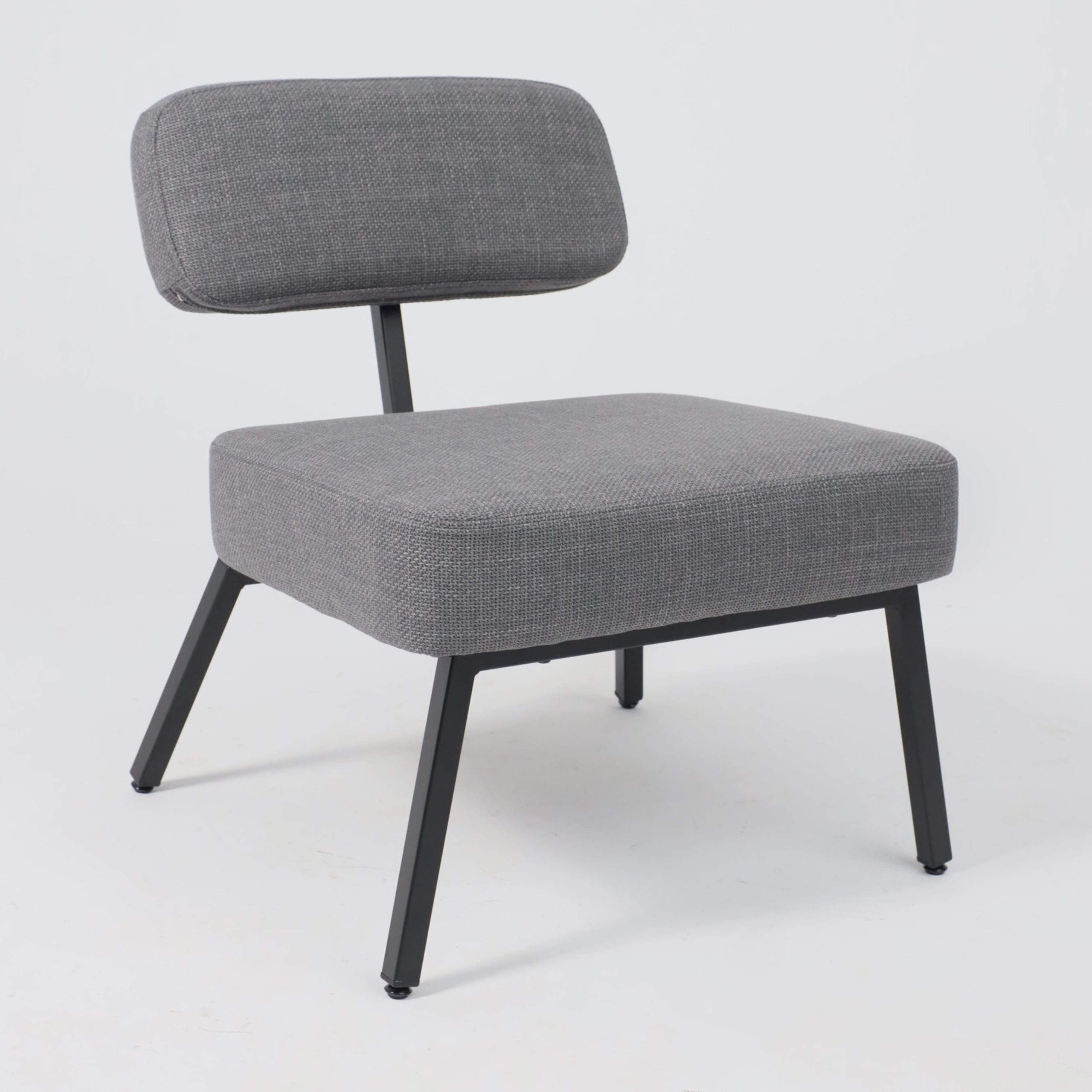 Кресло ASPEN, серая рогожка BJORN 13/черный