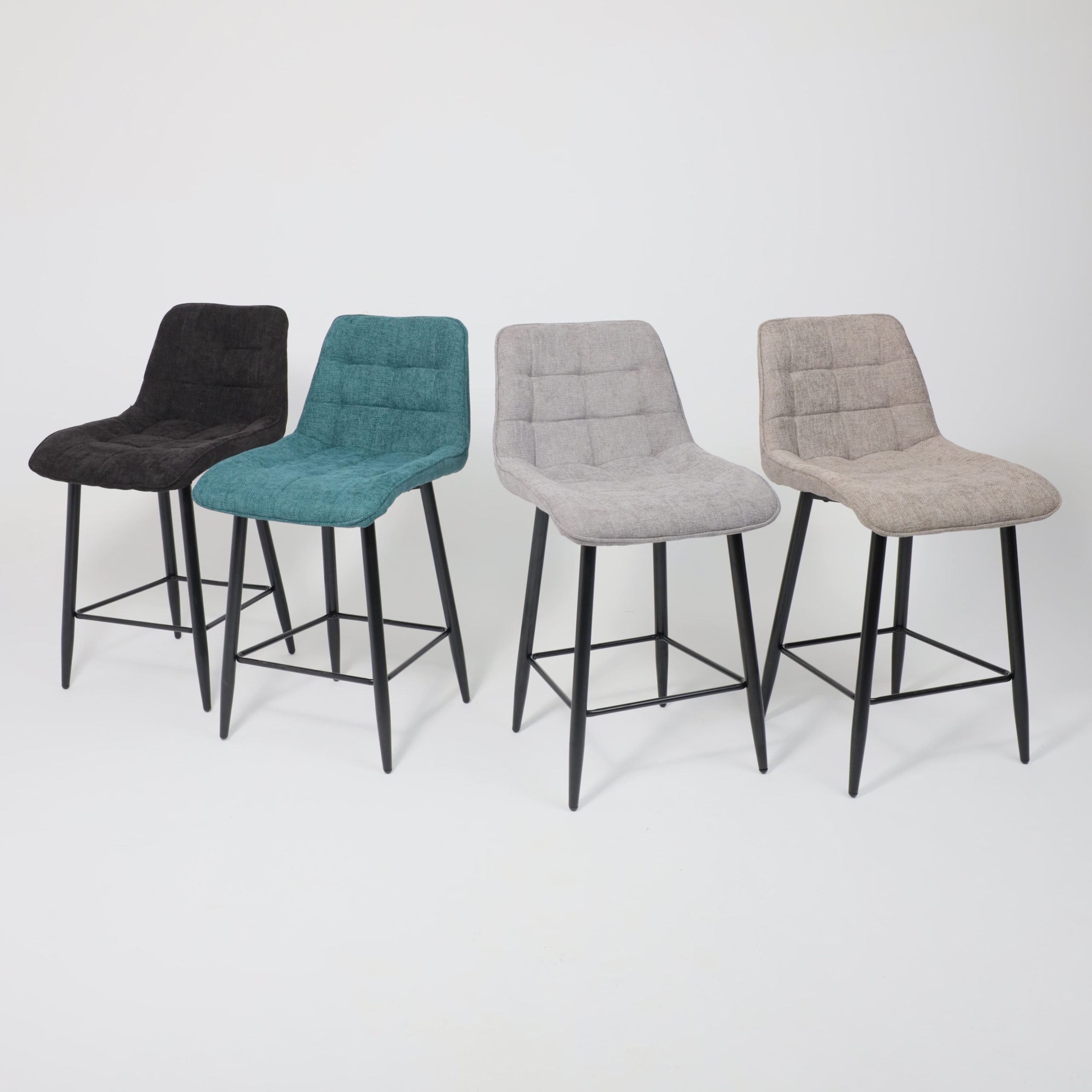 Стул BARON, барный, черный микровелюр CD2302-29/черный