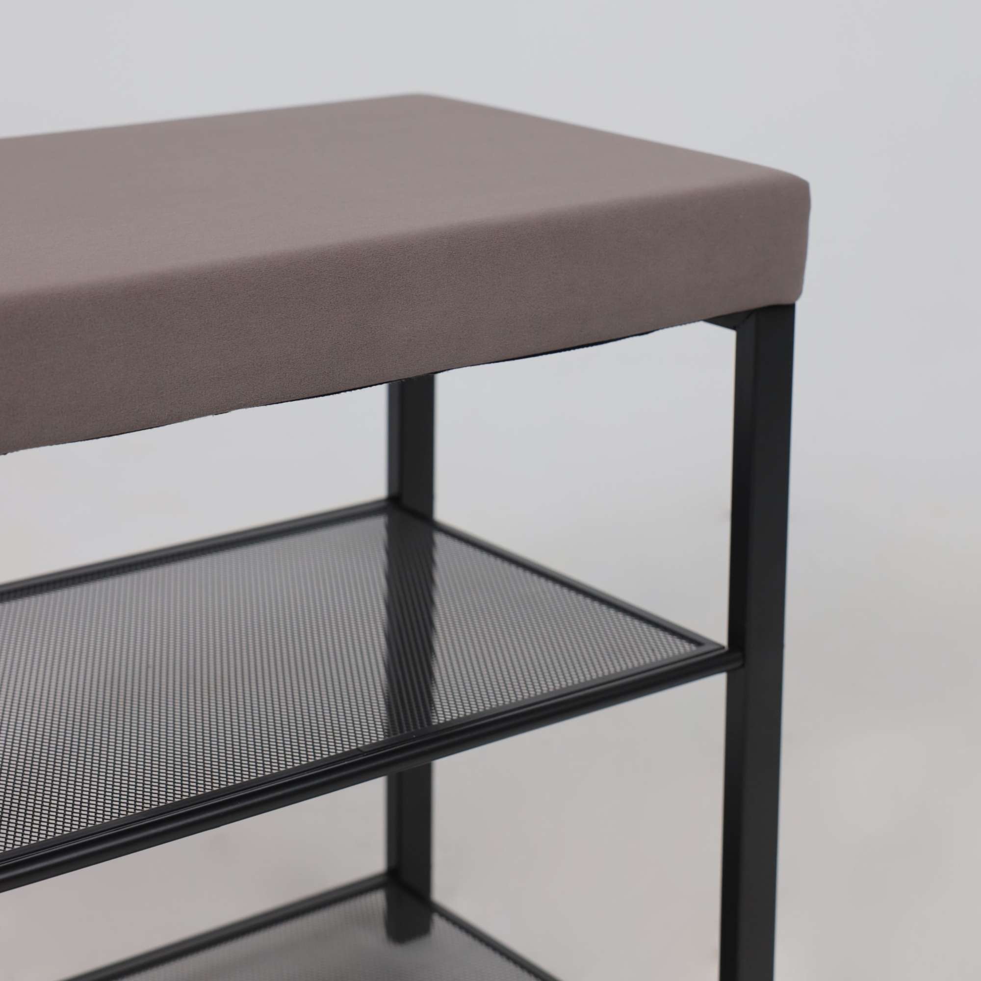 Банкетка ТОРОНТО 13S, серый/черный