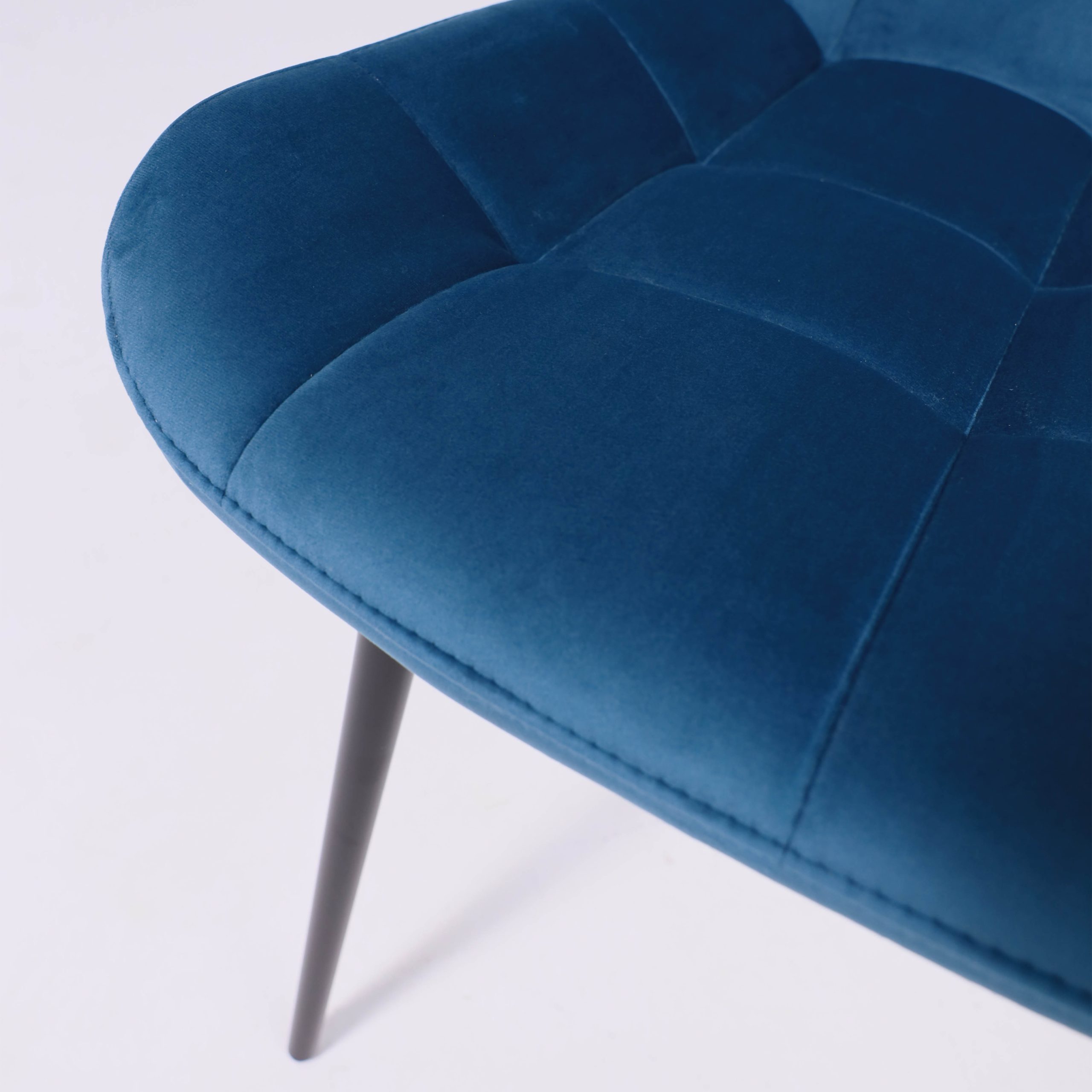 Стул AV 405, синий бархат H-58/черный