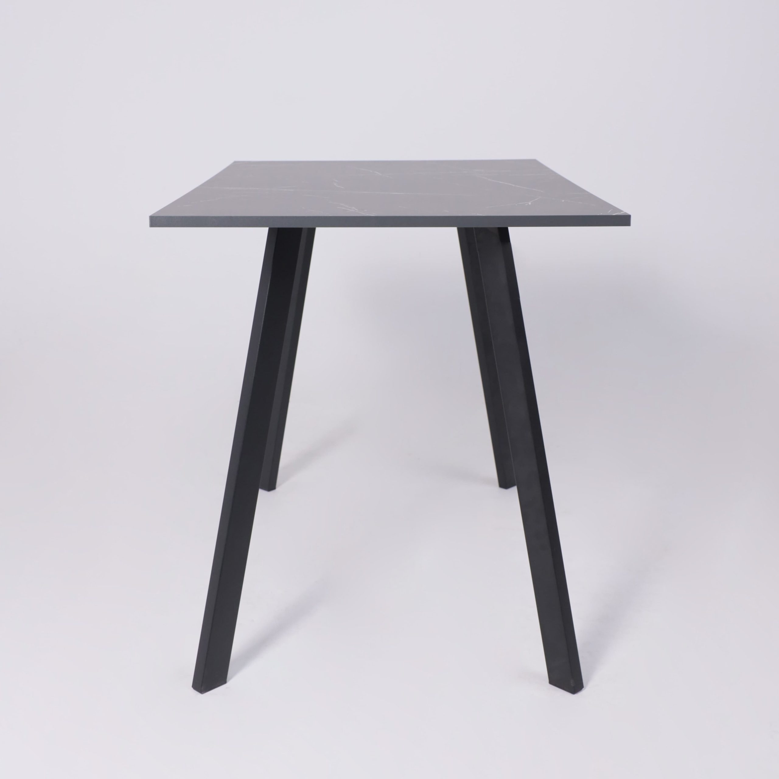 Стол SOLO 102*67, Мрамор неро маркина/черный