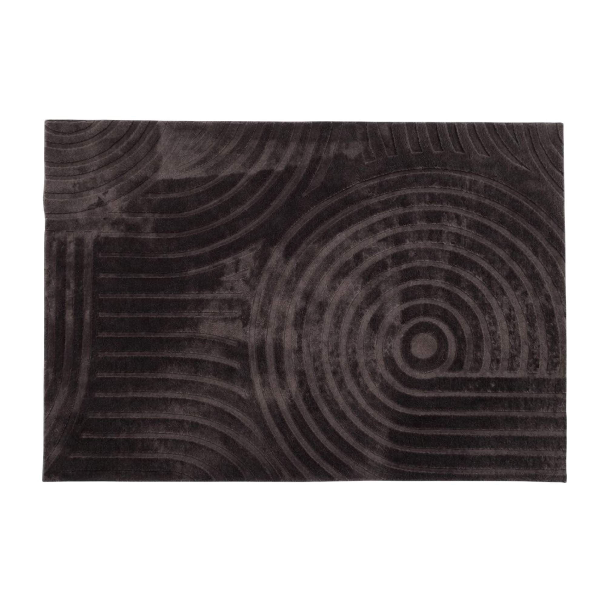 Ковер GEOMETRY FAUX FUR, геометрия, темно-серый 120*170см