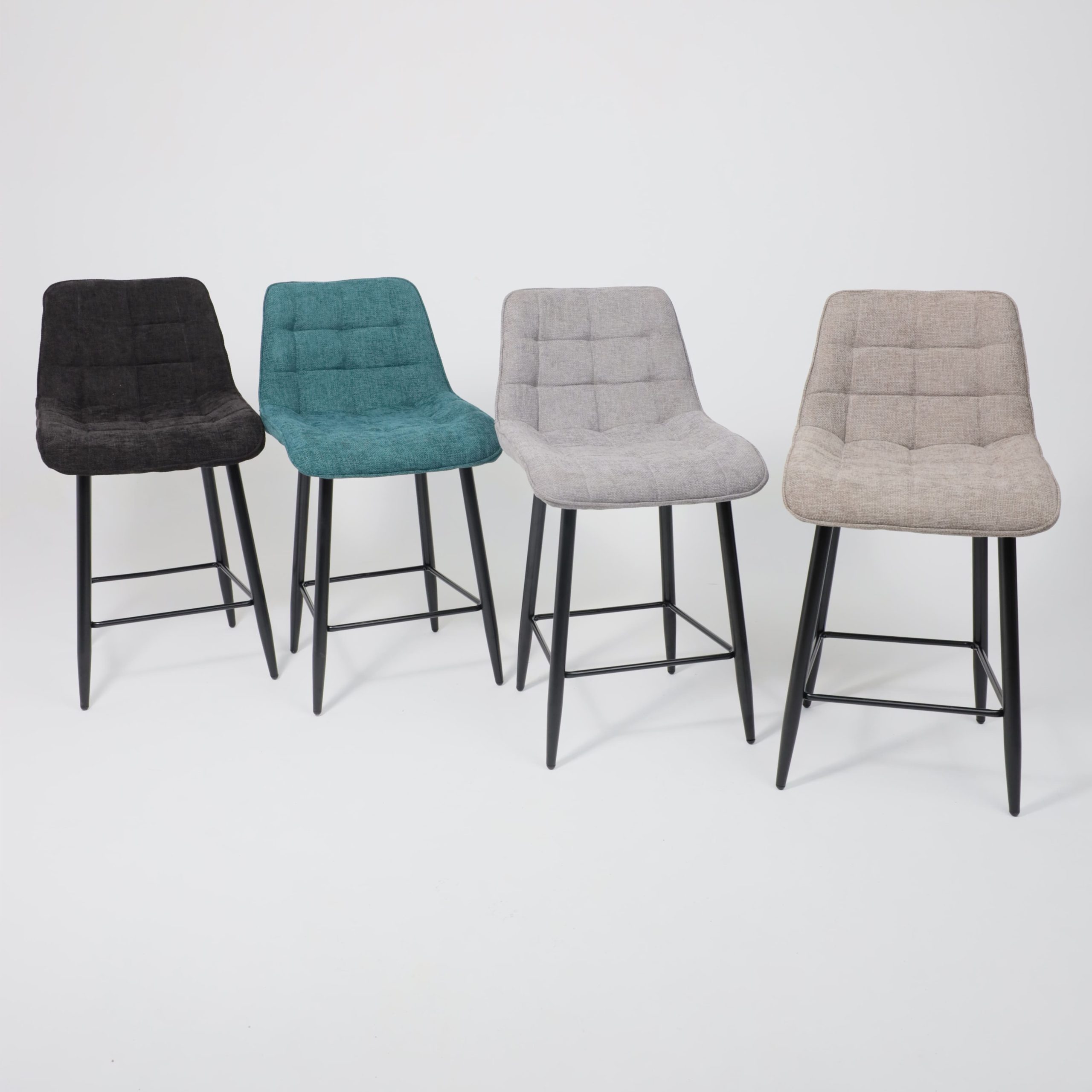 Стул BARON, барный, черный микровелюр CD2302-29/черный