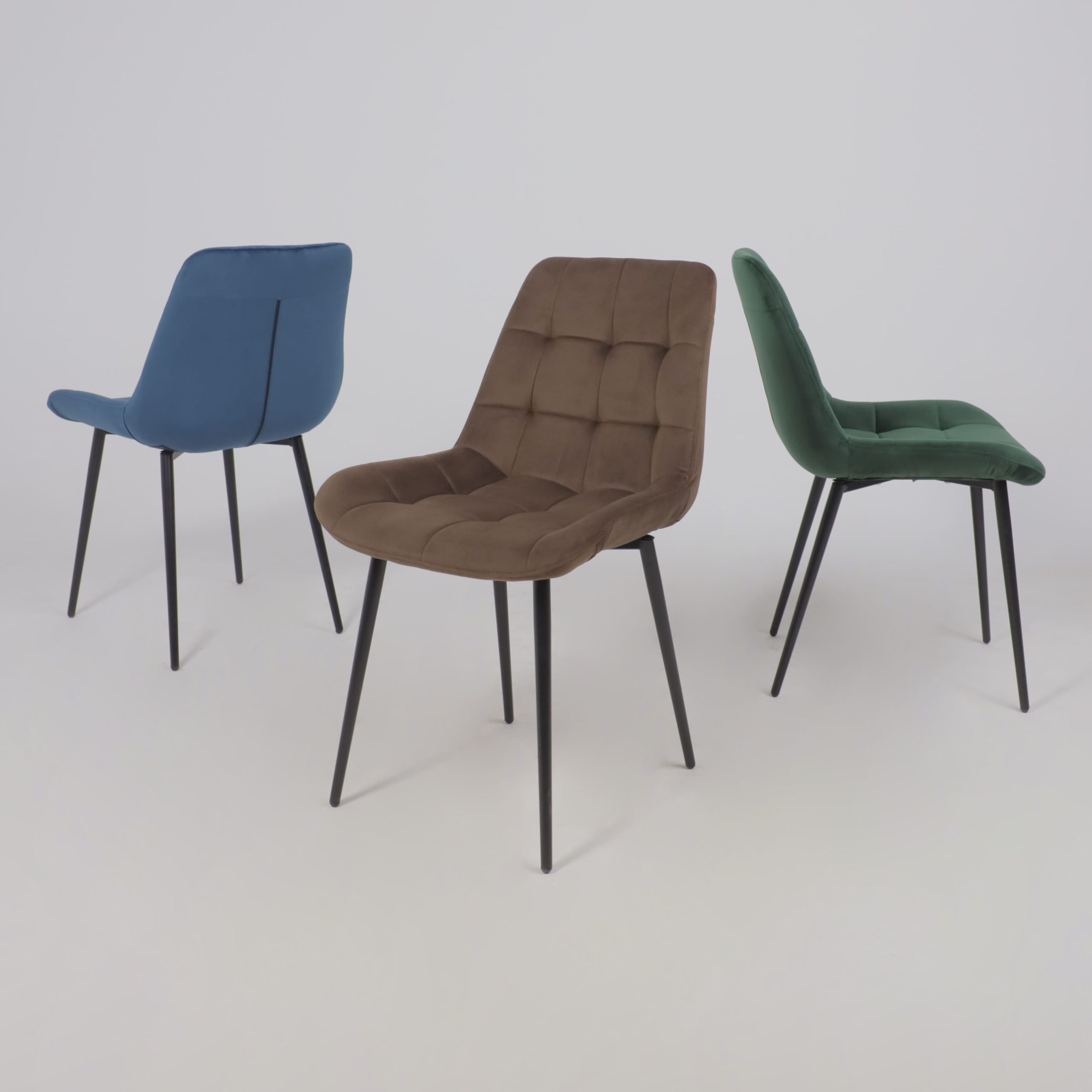 Стул AV 405, синий бархат Confetti deep ocean/черный