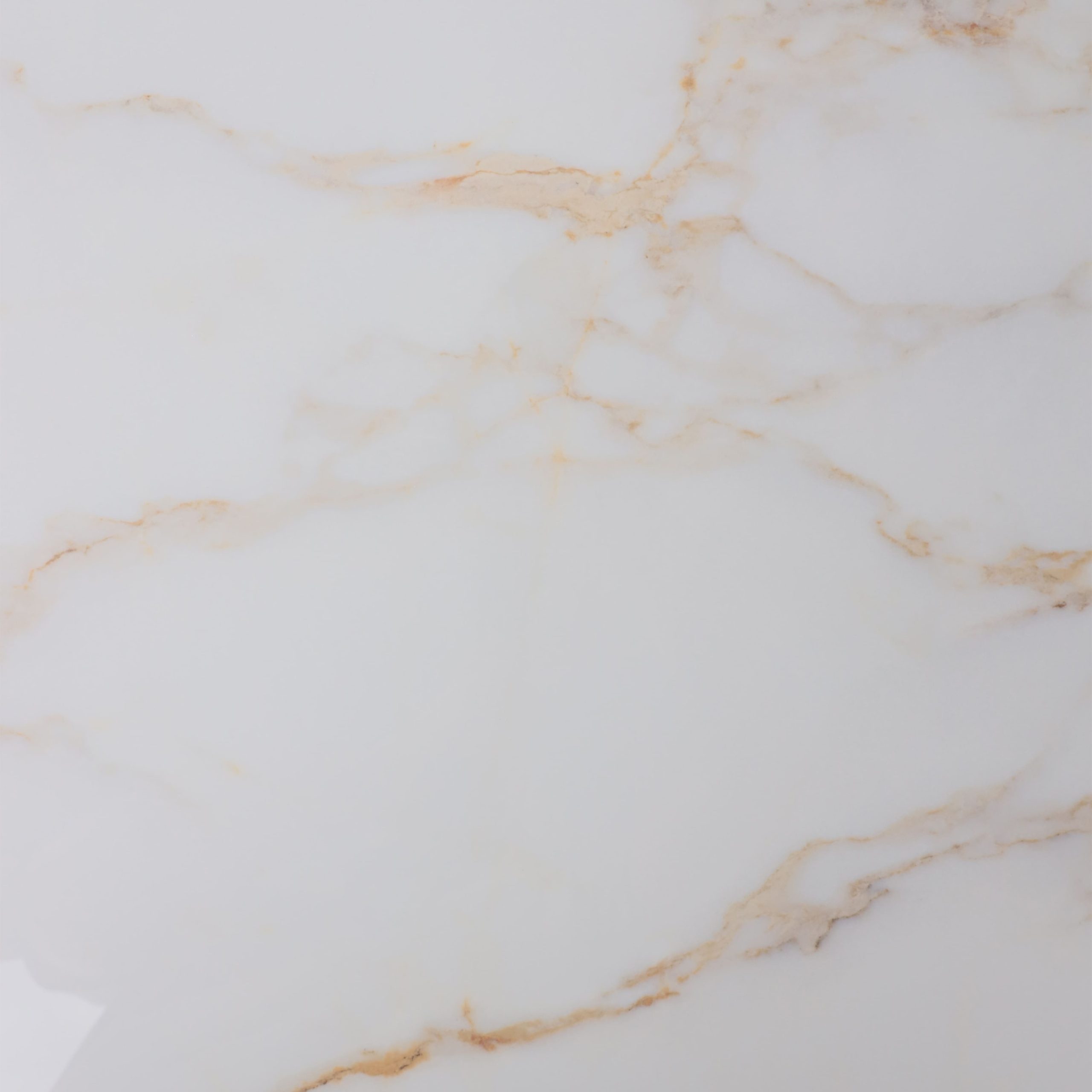 Стол AV 2317, МДФ+керамика, нераздвижной 900 белый, глянцевый CARLA LARKIN/черный+HPL Дуб Вотан