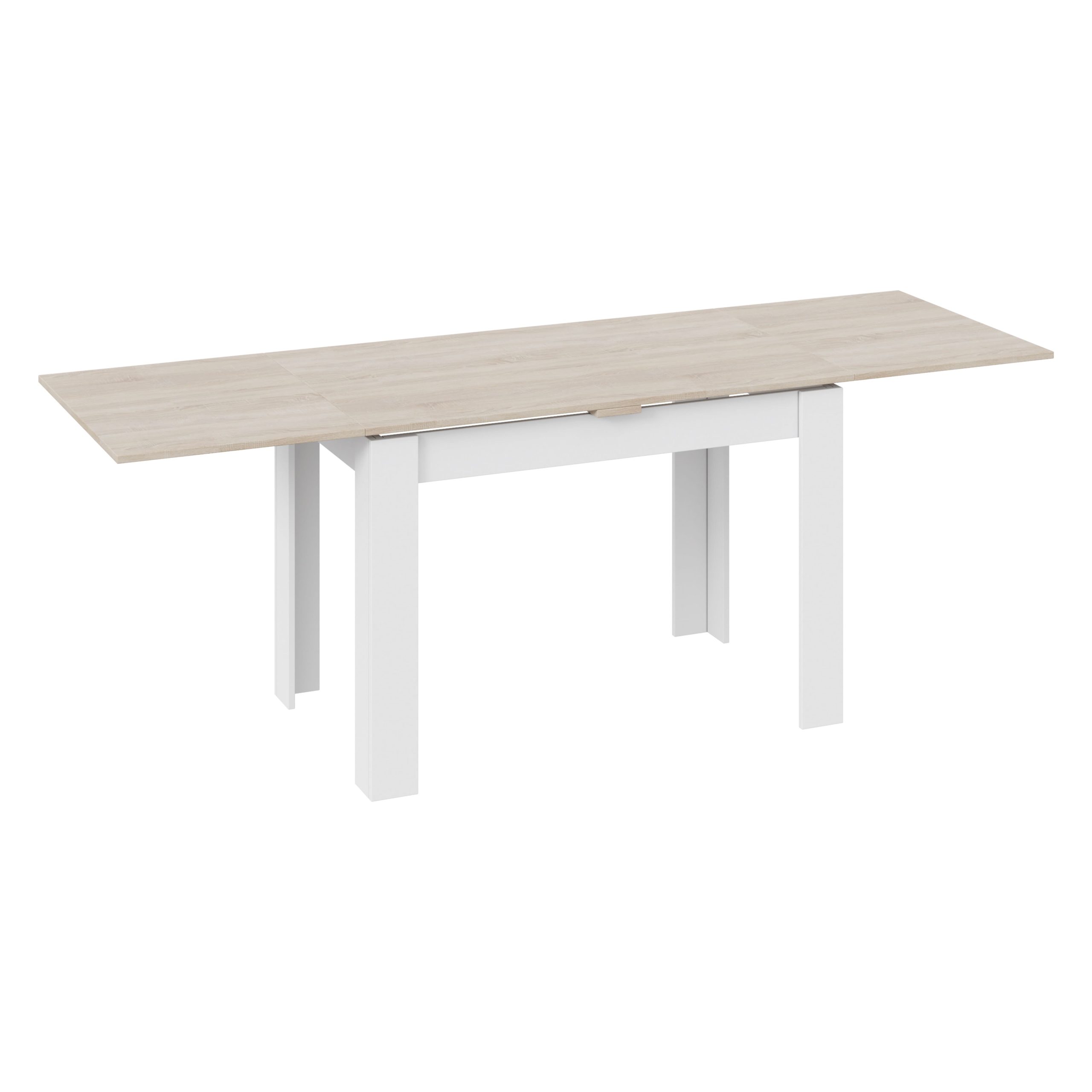 Стол раздвижной ПРОМО Тип 4, 1100(2098)*670, дуб сонома/белый
