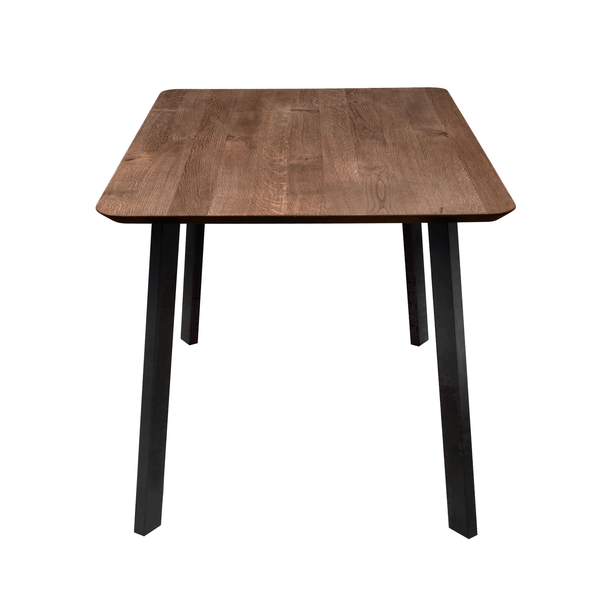 Стол МАЙОН, 120*80*74, дуб мореный/черный (ПР-2 DSW (Т27) (02) КС-60)