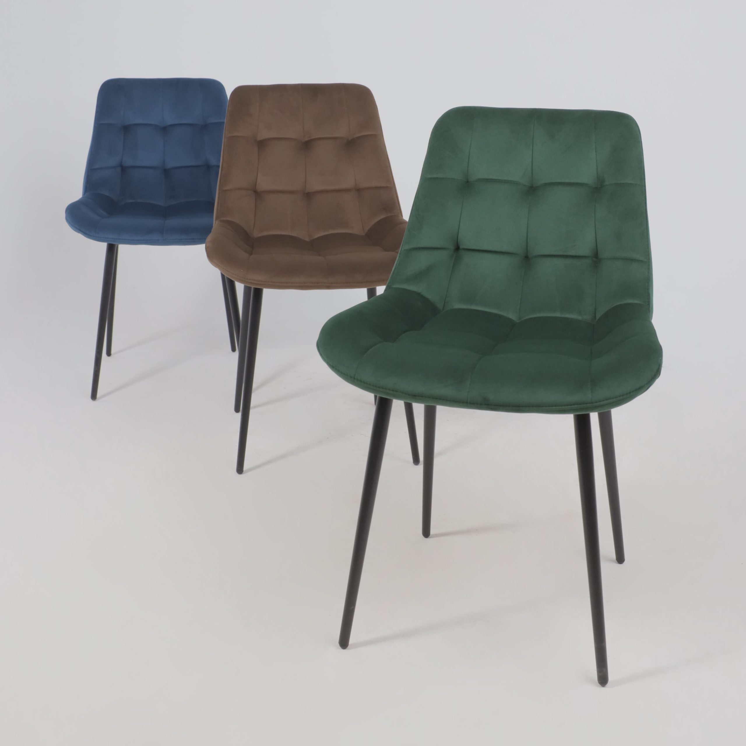 Стул AV 405, синий бархат Confetti deep ocean/черный