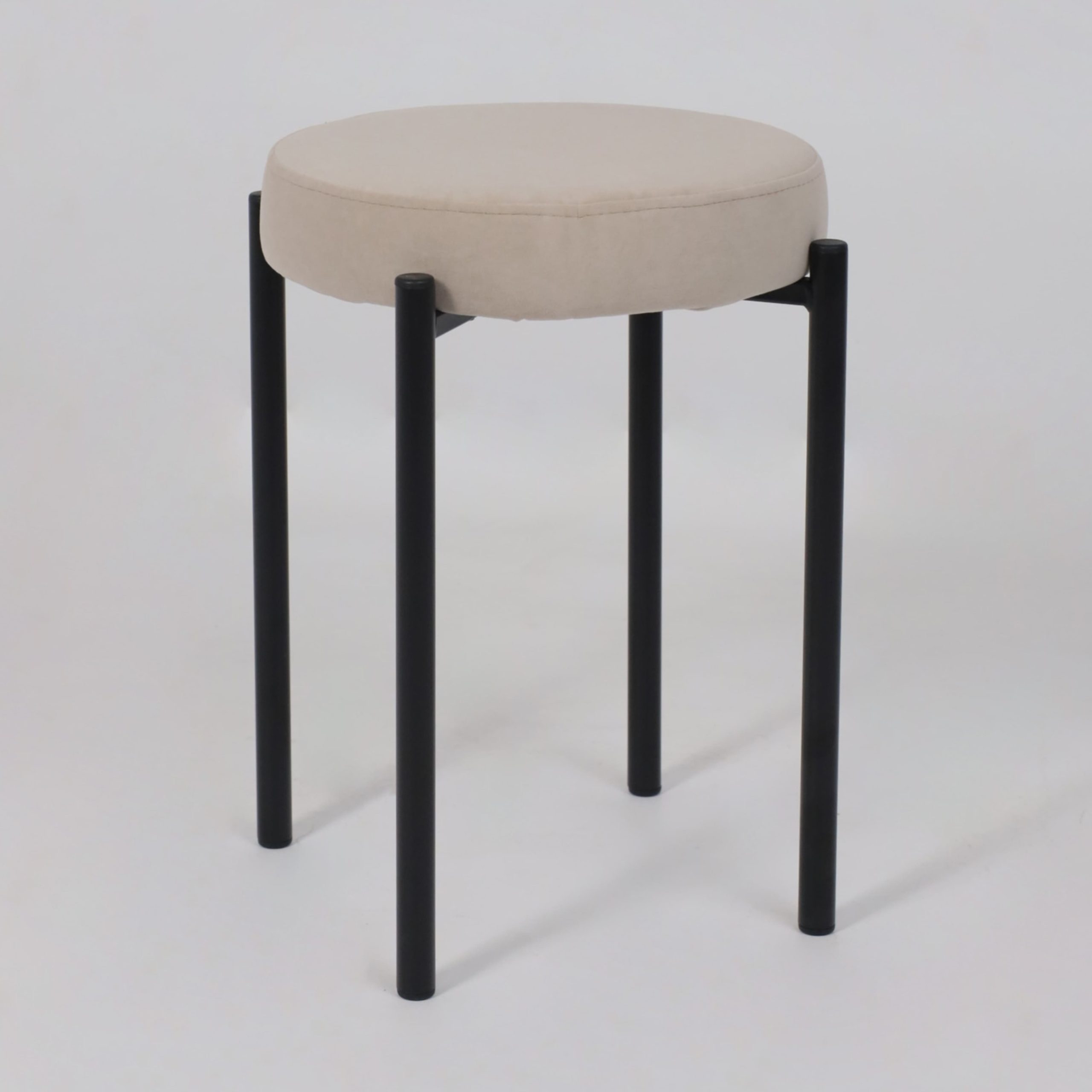 Табурет BOB, b03 CREAM LUXчерный