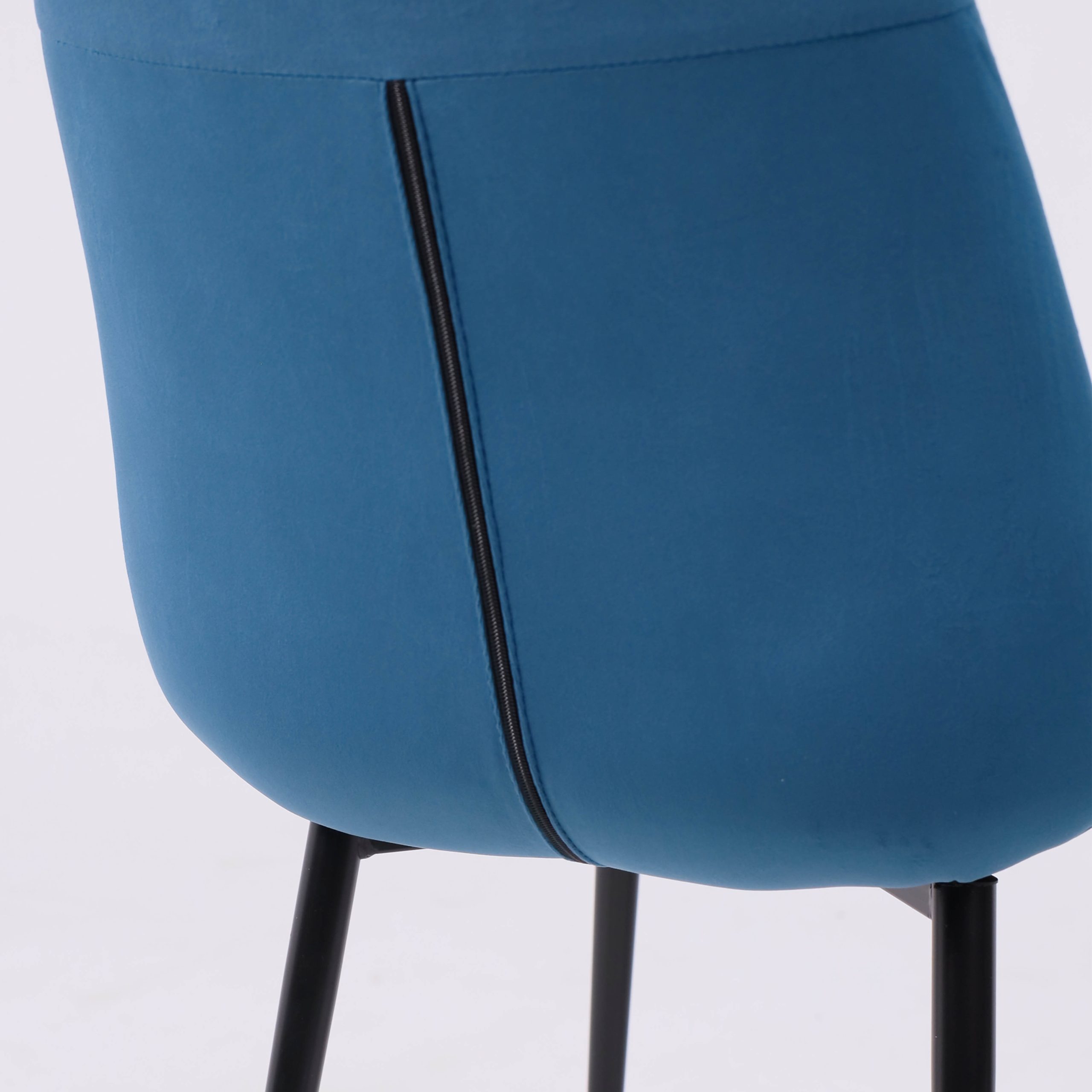 Стул AV 405, синий бархат H-58/черный