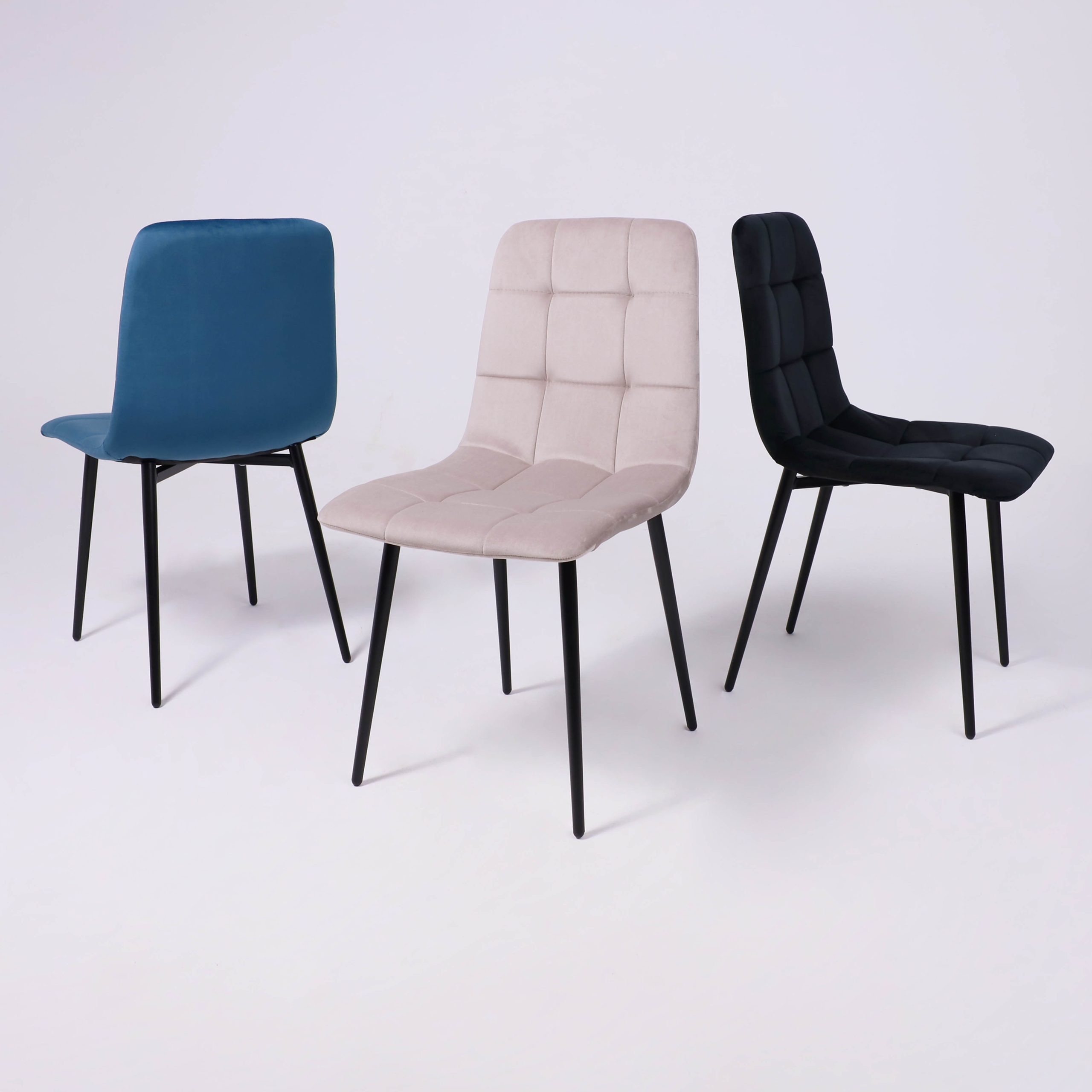 Стул AV 406-N, бежевый бархат Confetti smoke/черный