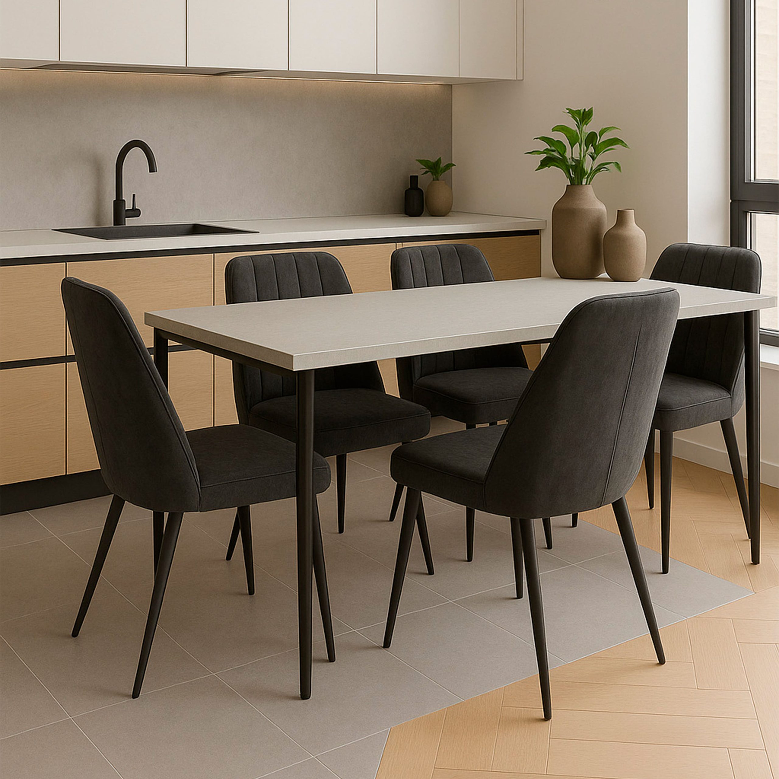 Стул LEONARD M-R1 360, b28 ANTRACITE LUXчерный