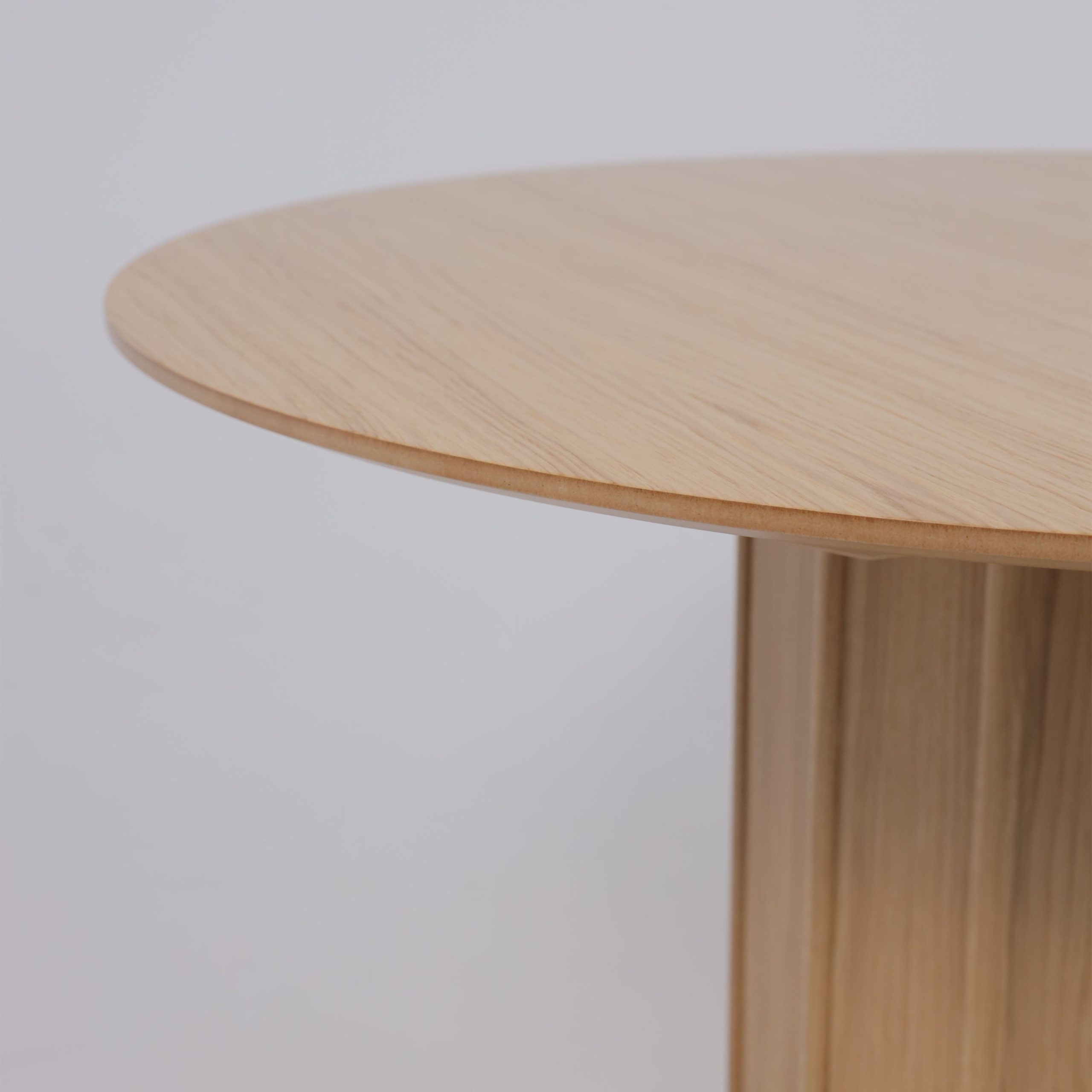 Стол ОЛАФ1100(1400)*1100, Светлый дуб без тонировки/Светлый дуб