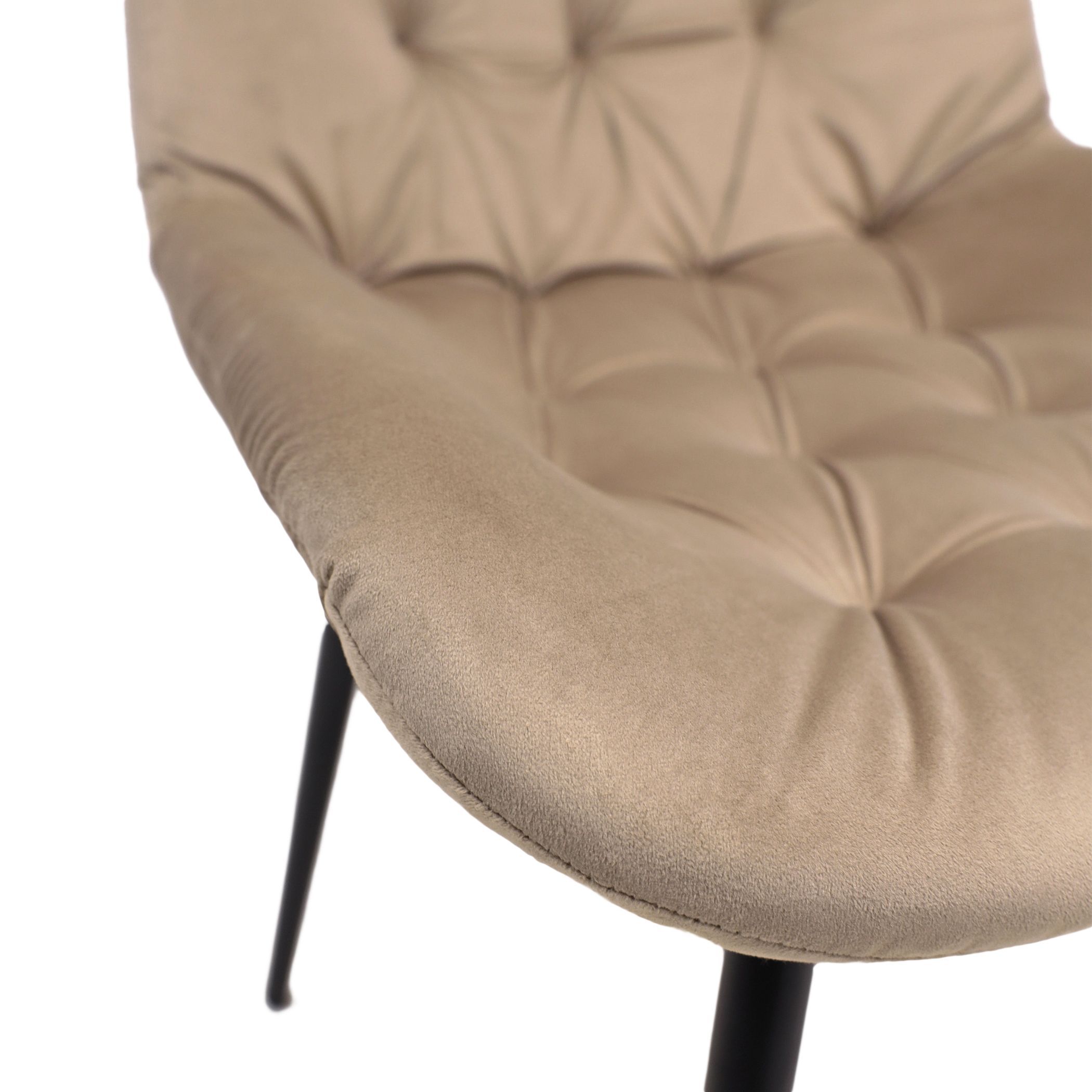 Стул AV 435, капучино бархат H-65/черный