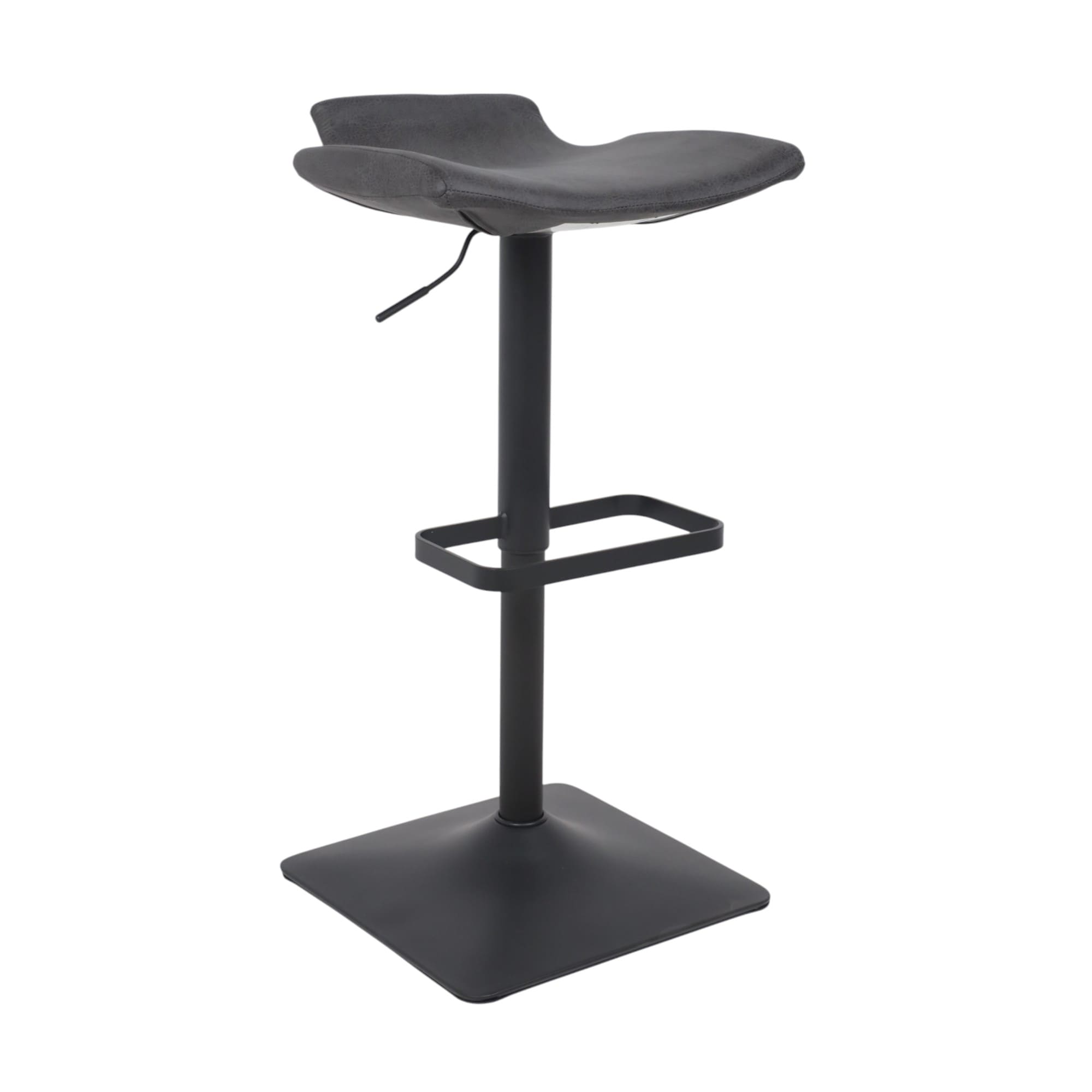 Стул FINCH, барный, экокожа, винтажный черный WATUSI 16/черный