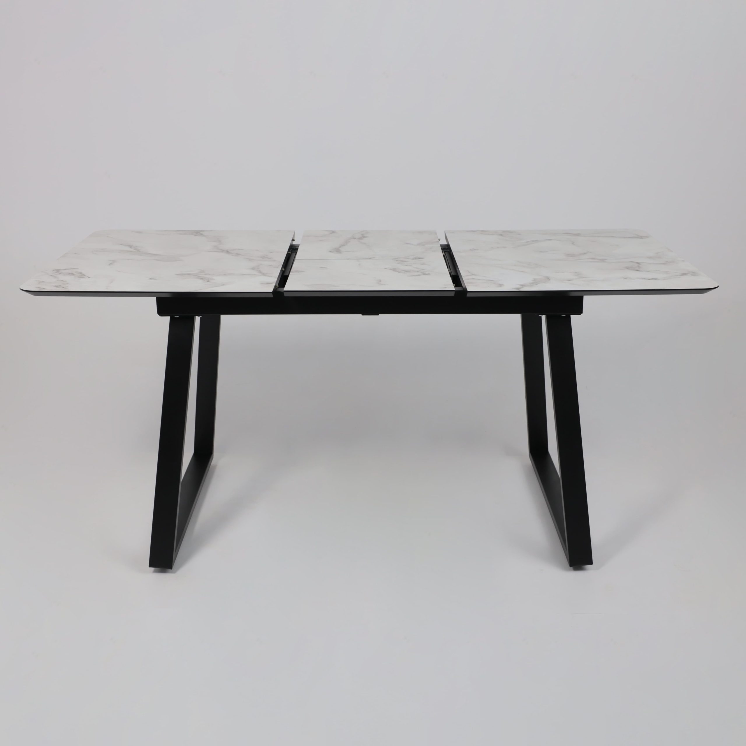 Стол AV 1208, HPL+МДФ,  раздвижной 1200 (1600)*800 Виктори натуральный/черный