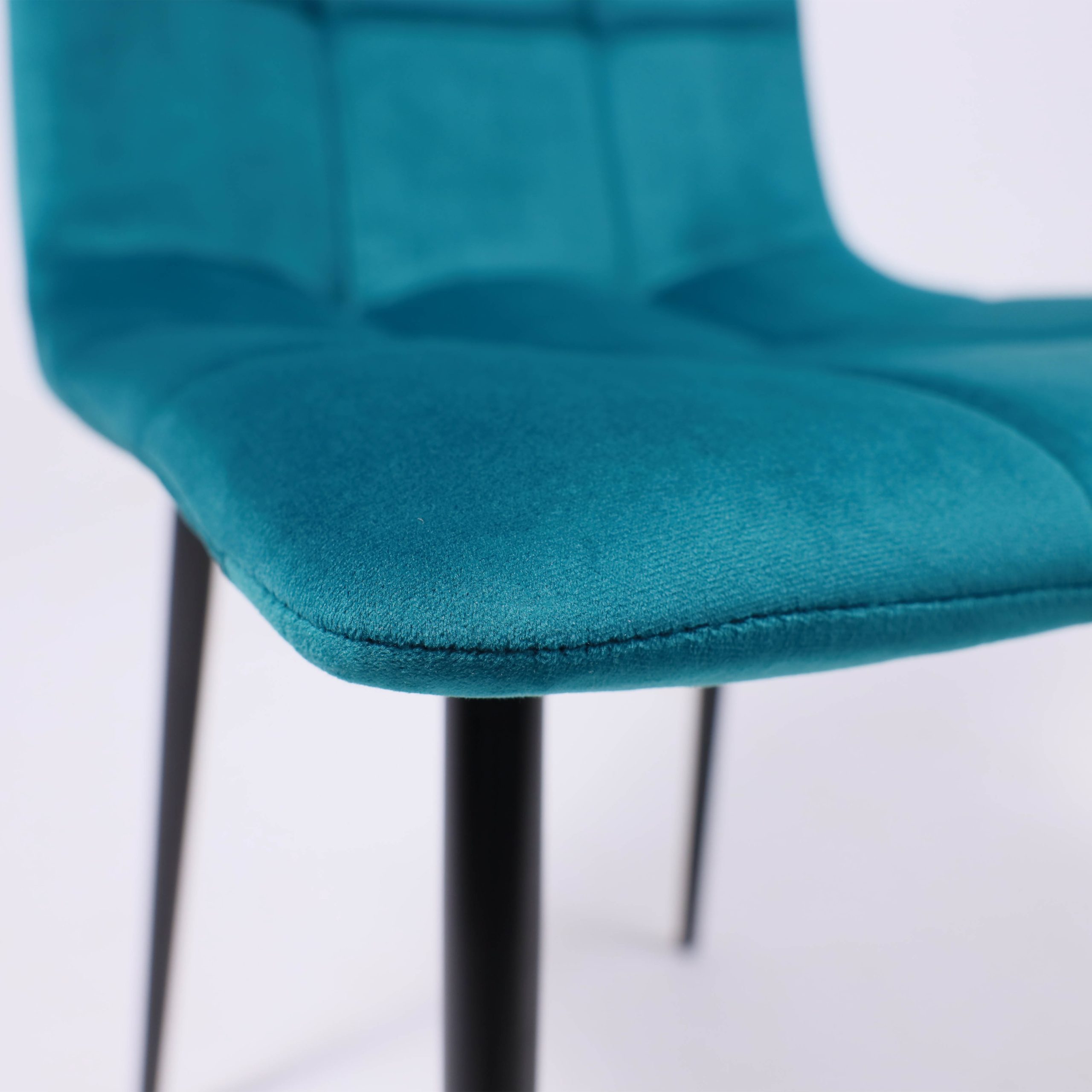 Стул AV 406-N, темно-бирюзовый бархат H-56/черный