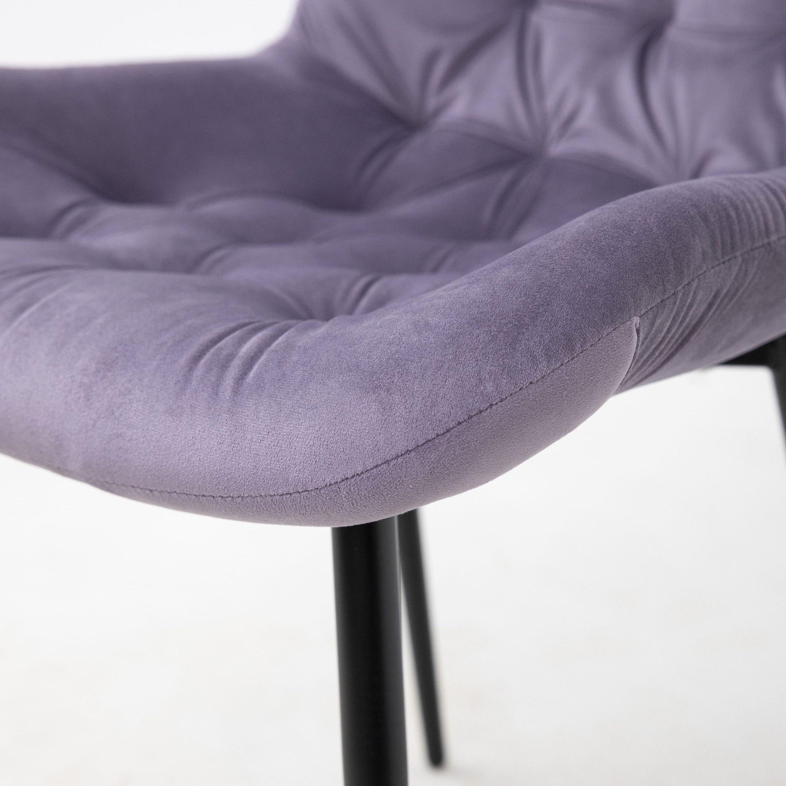 Стул AV 435, сливовый бархат/черный