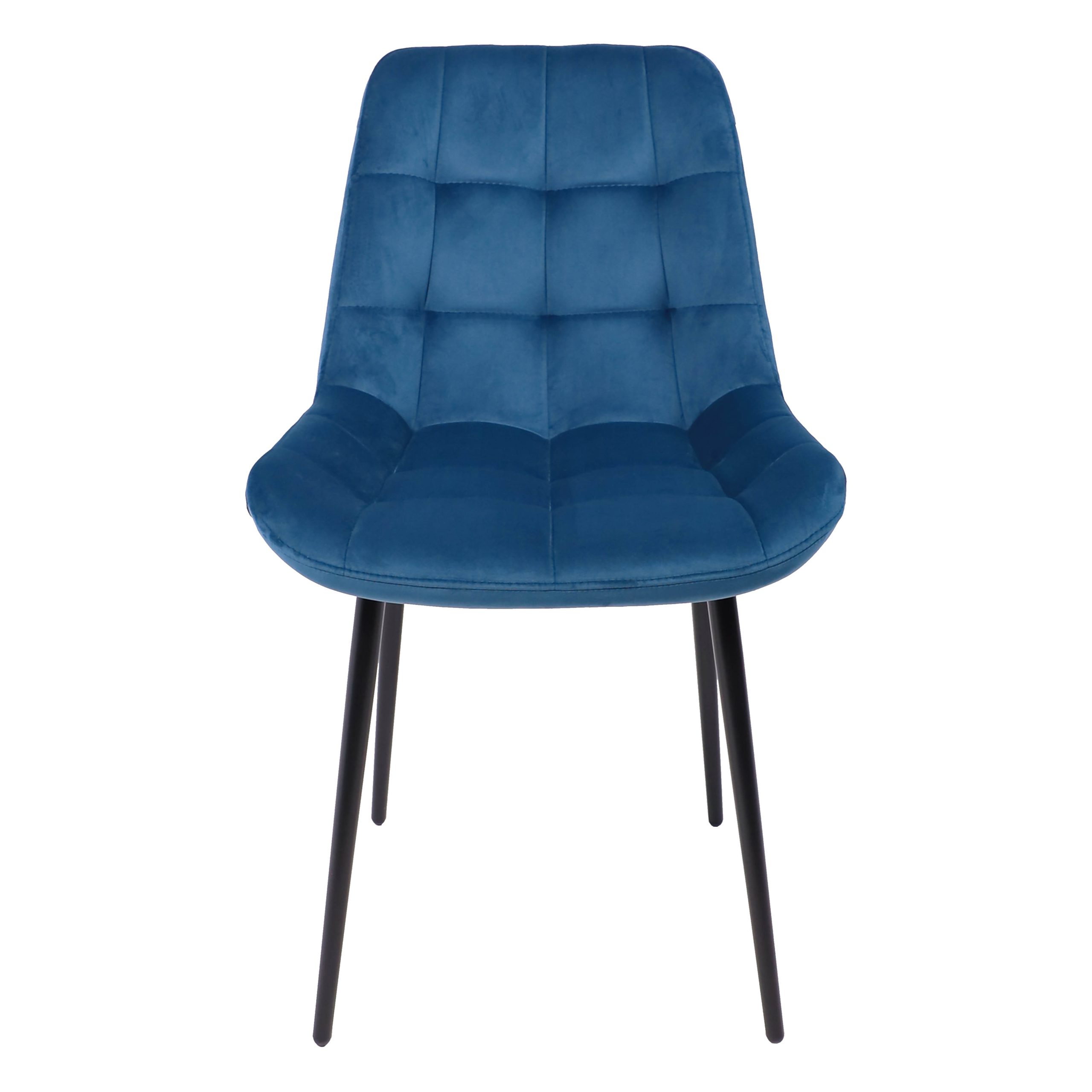 Стул AV 405, синий бархат H-58/черный