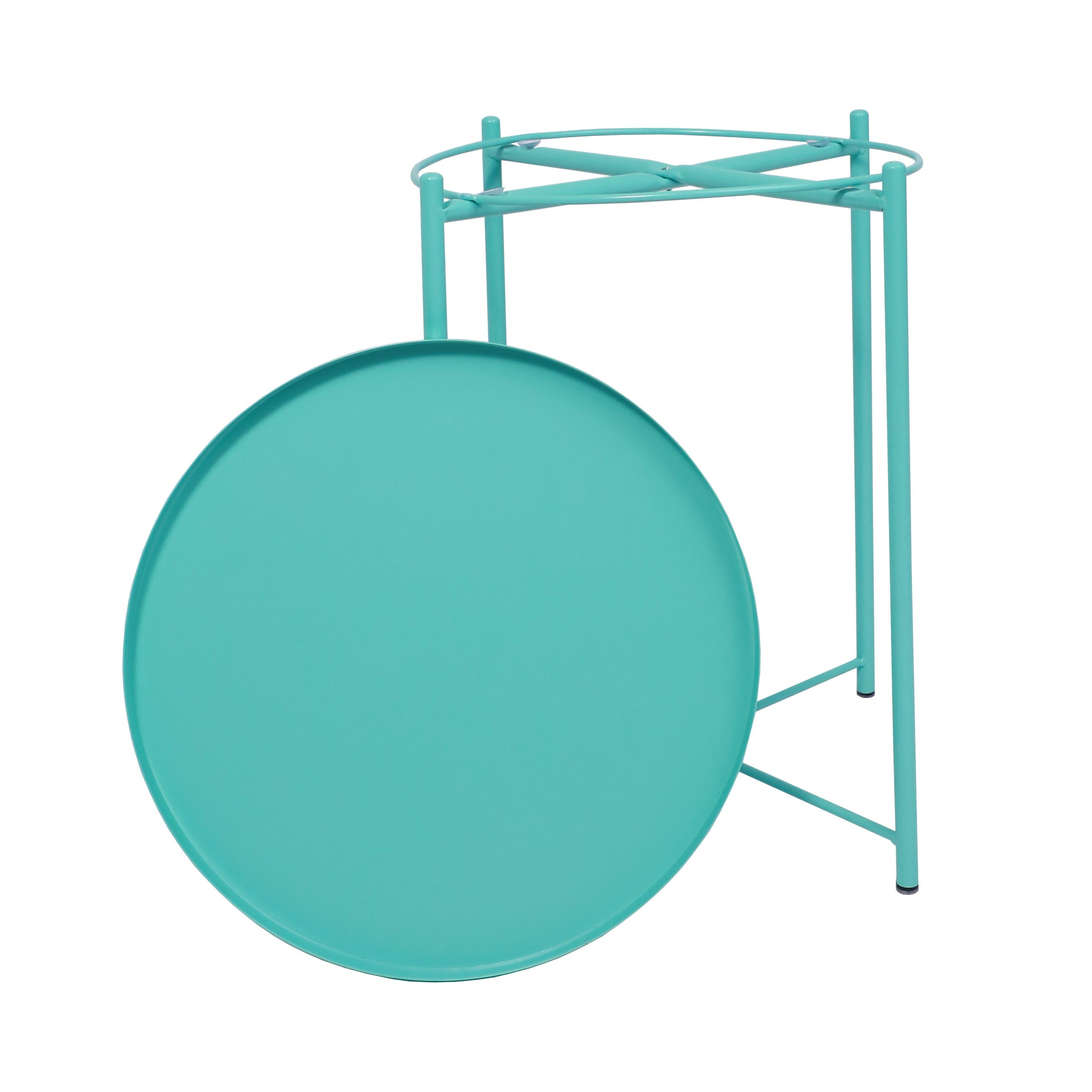 Стол журнальный TRICK, зеленый, d 420*520