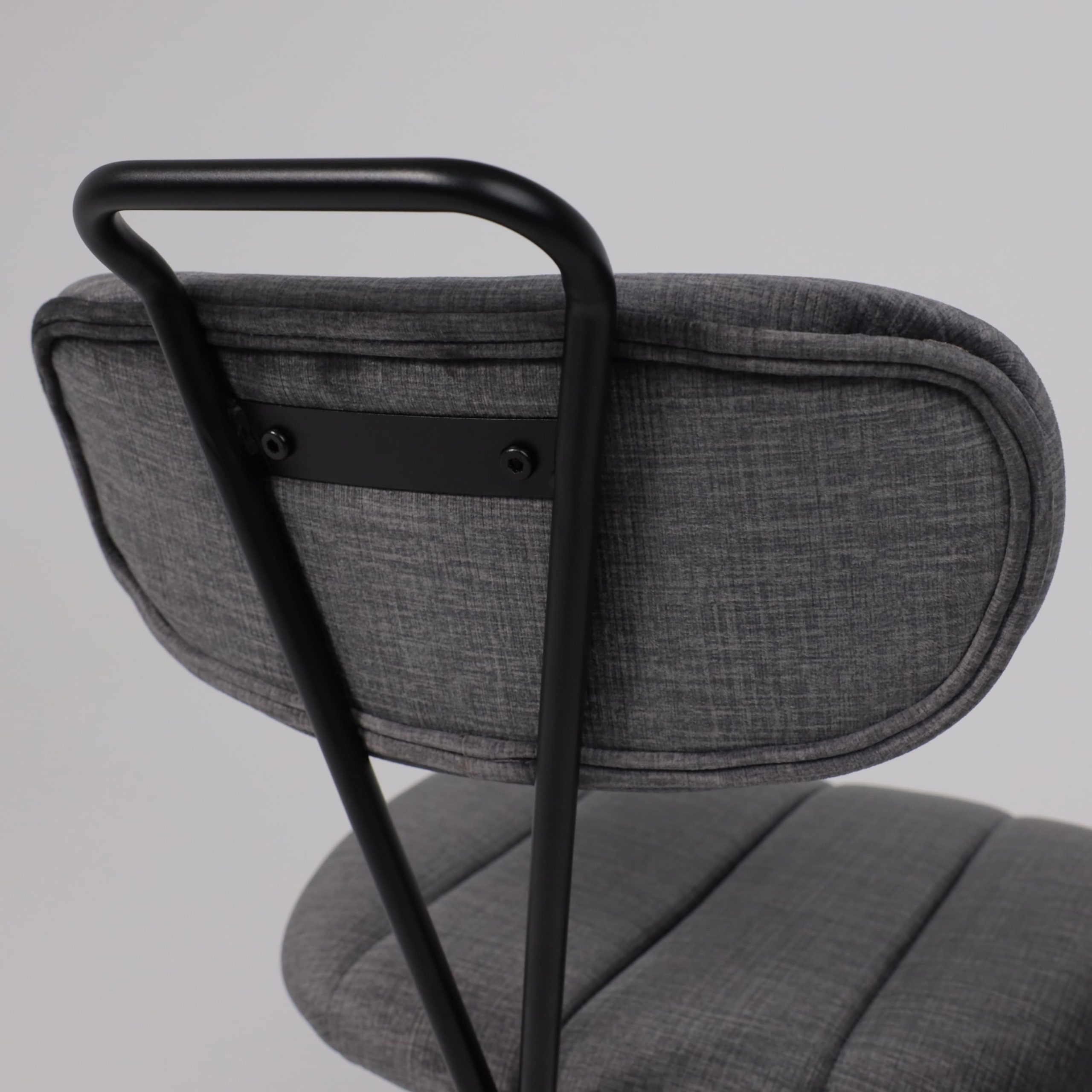 Стул TORI, серый велюр VOSS 15/черный