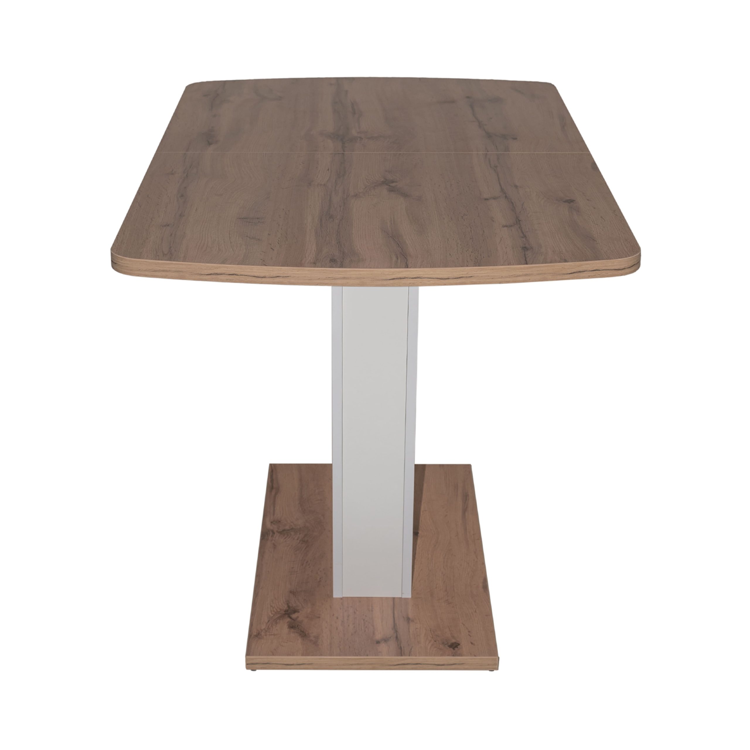 Стол раздвижной на опоре Sheldon, 1180(1570)*720*760, (дуб натуральный)