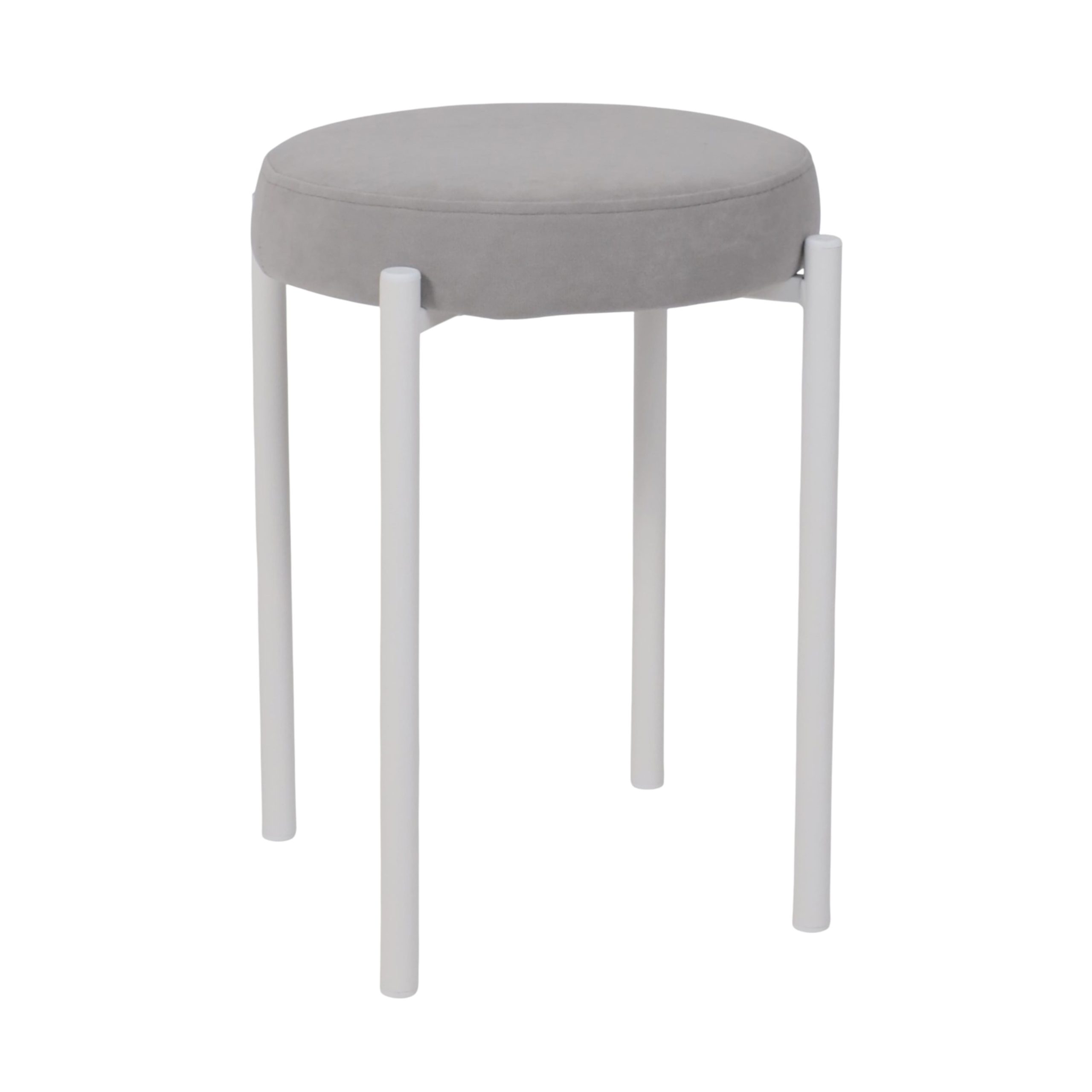 Табурет BOB, b20 SILVER LUXбелый