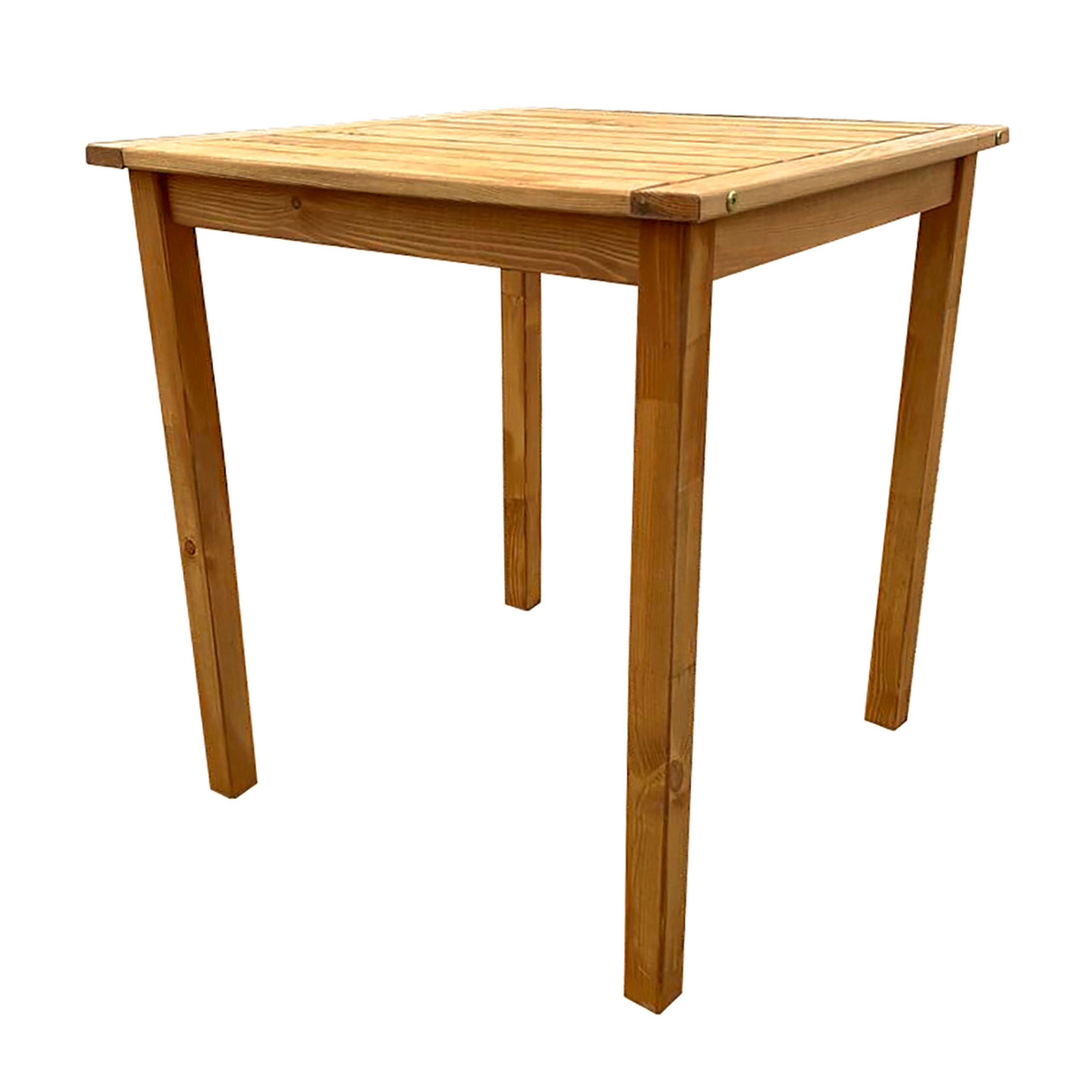 Стол стационарный 70*70см DYATEL, сосна (цвет дуб)