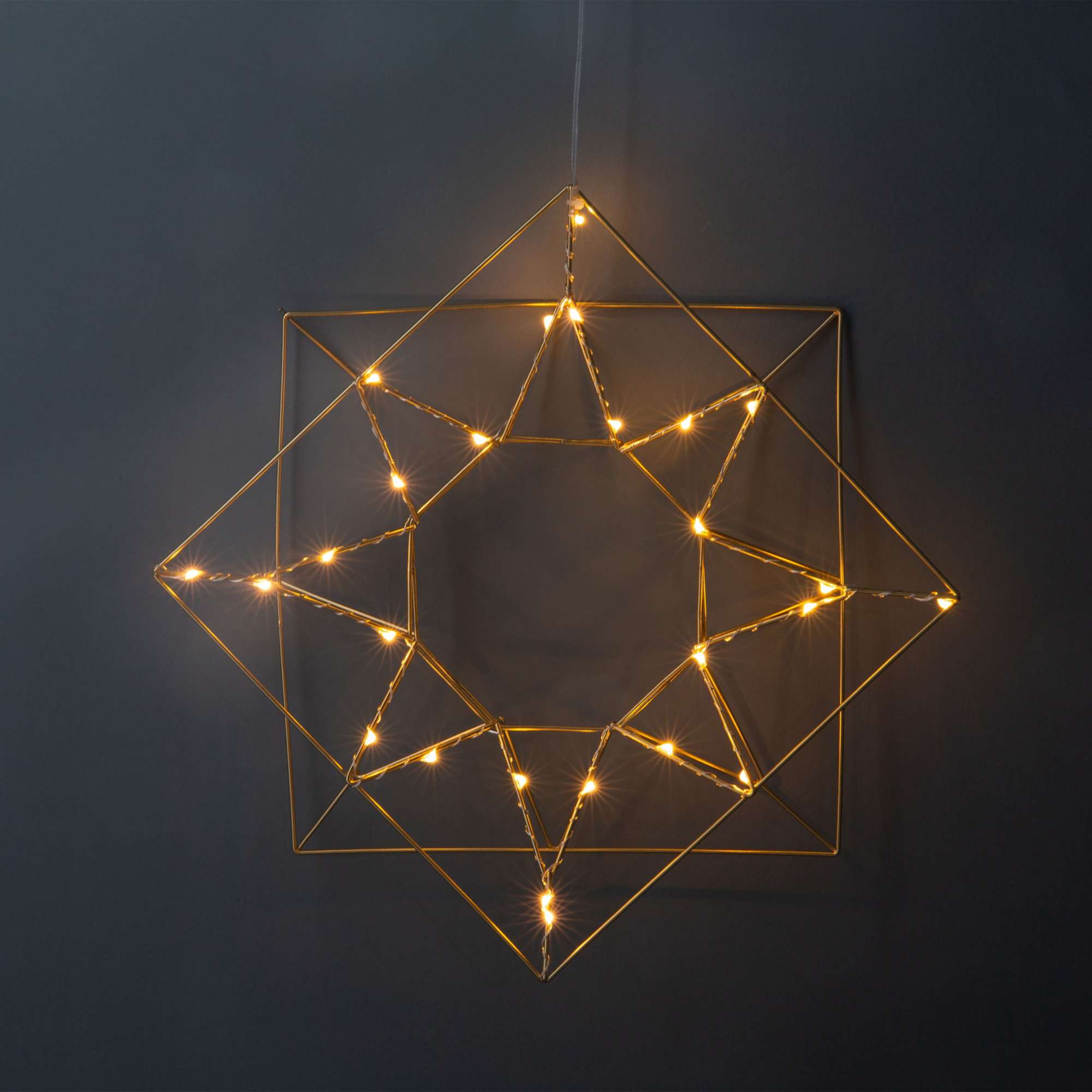 Светодиодный декор AKS тип 5 ( Солнце 35.5х5х35см 26LED, 3АА )