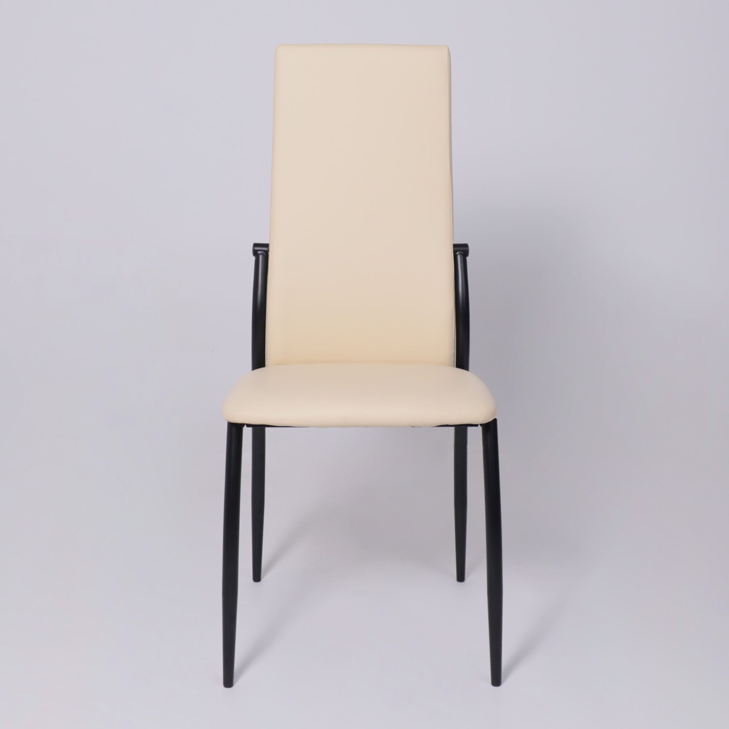 Стул DENVER, экокожа, бежевый TP12/черный