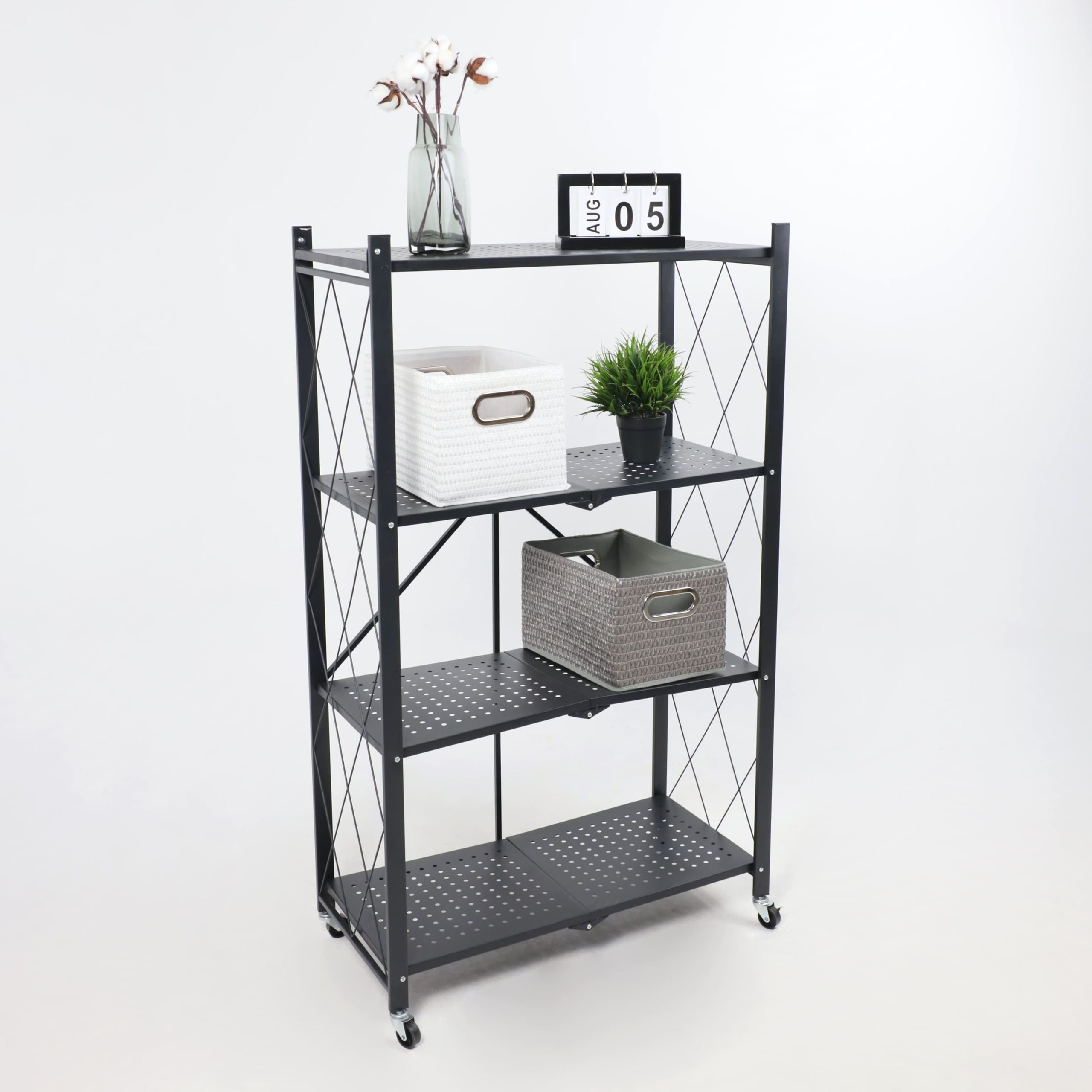 Стеллаж INFINITY, 700*340*1230мм, черный