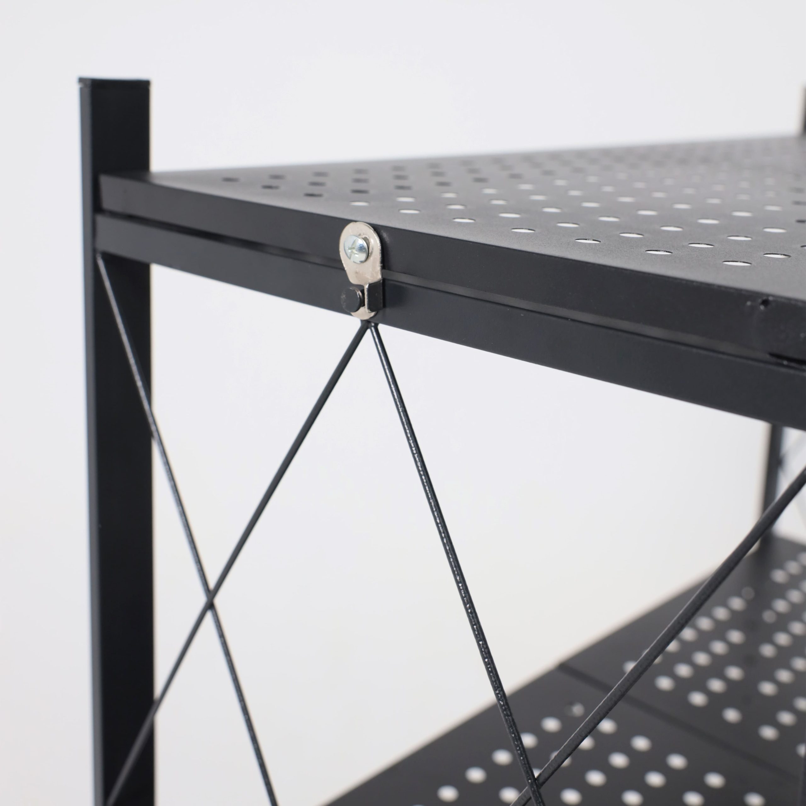 Стеллаж INFINITY, 700*340*1230мм, черный