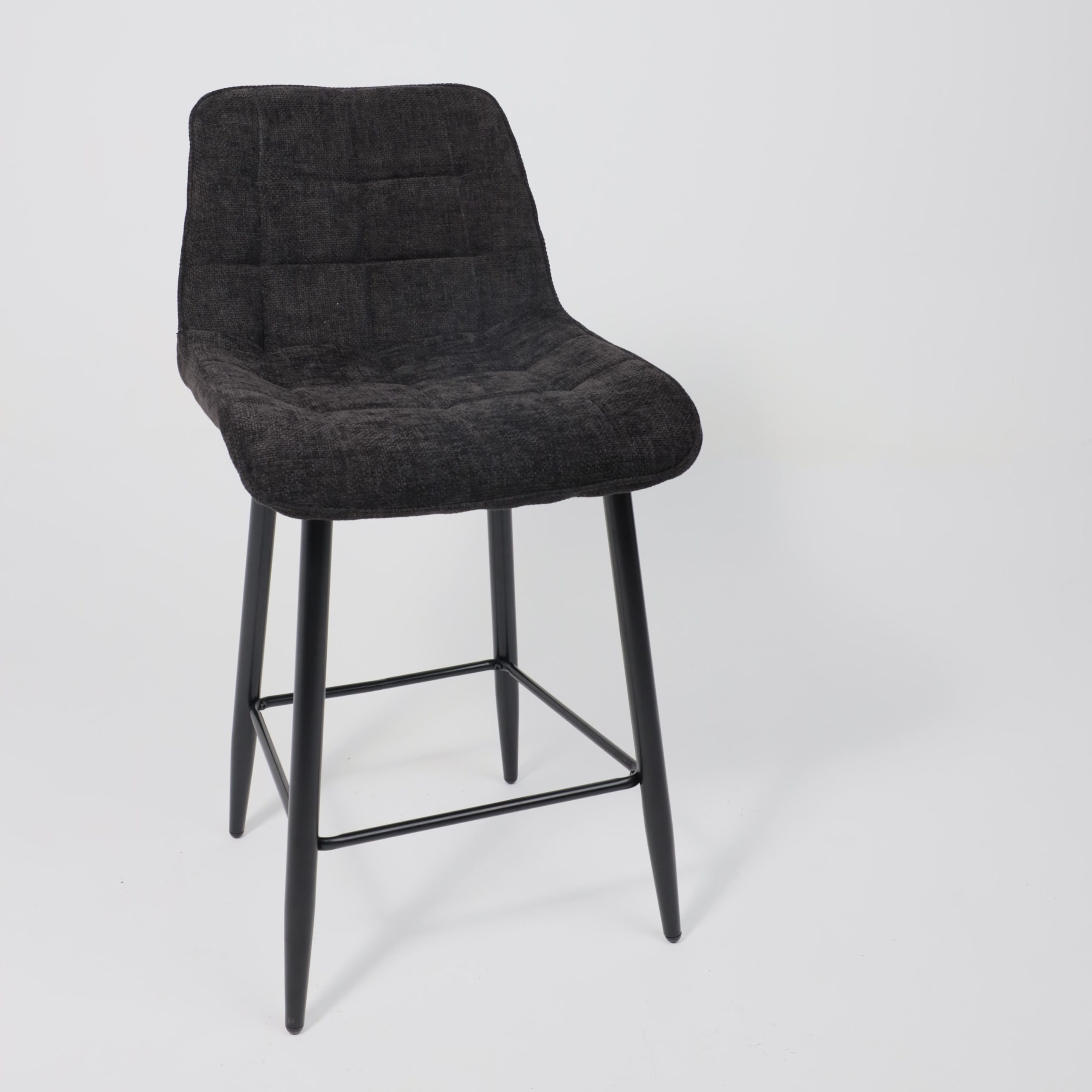 Стул BARON, барный, черный микровелюр CD2302-29/черный