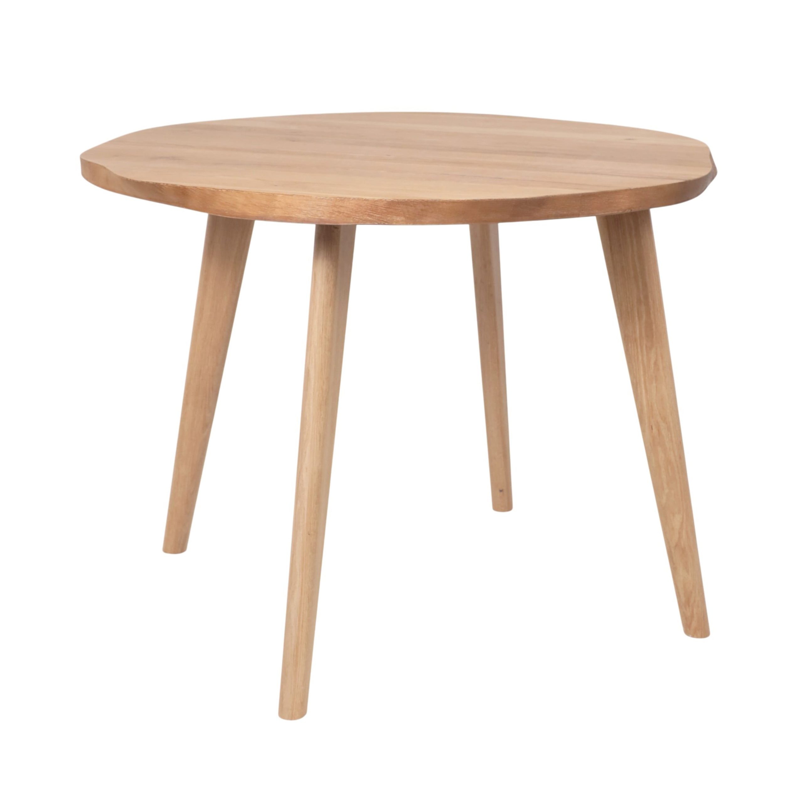 Стол НЕМО, d100*75 дуб натуральный/дуб натуральный (ПР-4 DSW (Т37) (03) КС-60 массив)