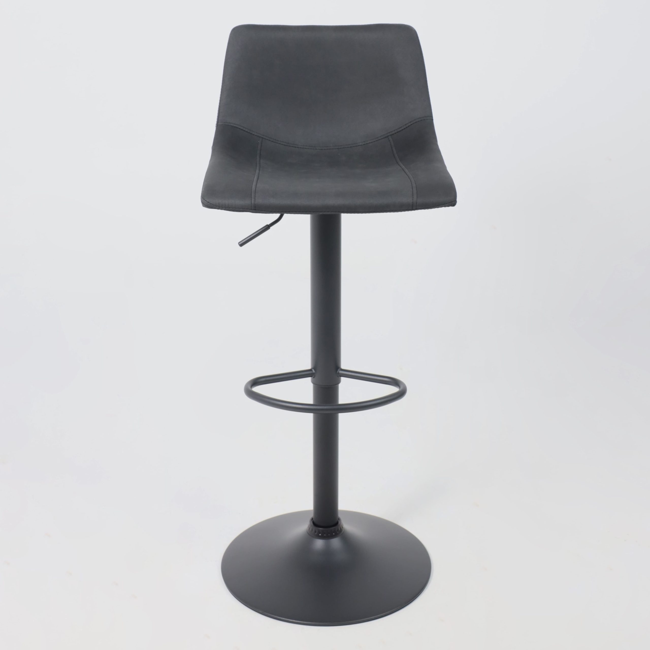 Стул барный BEN, ткань,  черный/черный