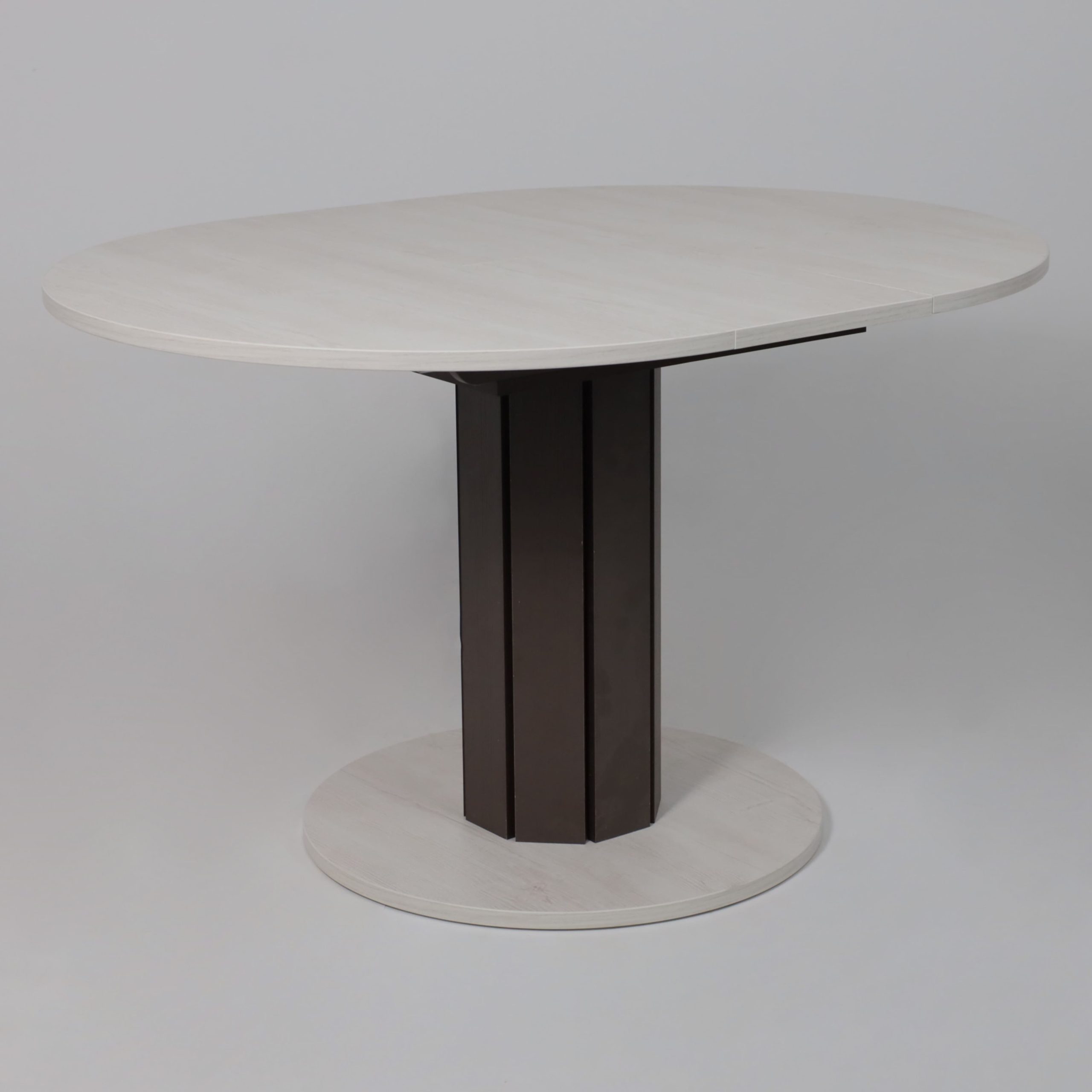 Стол раздвижной на опоре ONTARIO,1000(1300)*760*1000, (сосна каньон/коричневый)