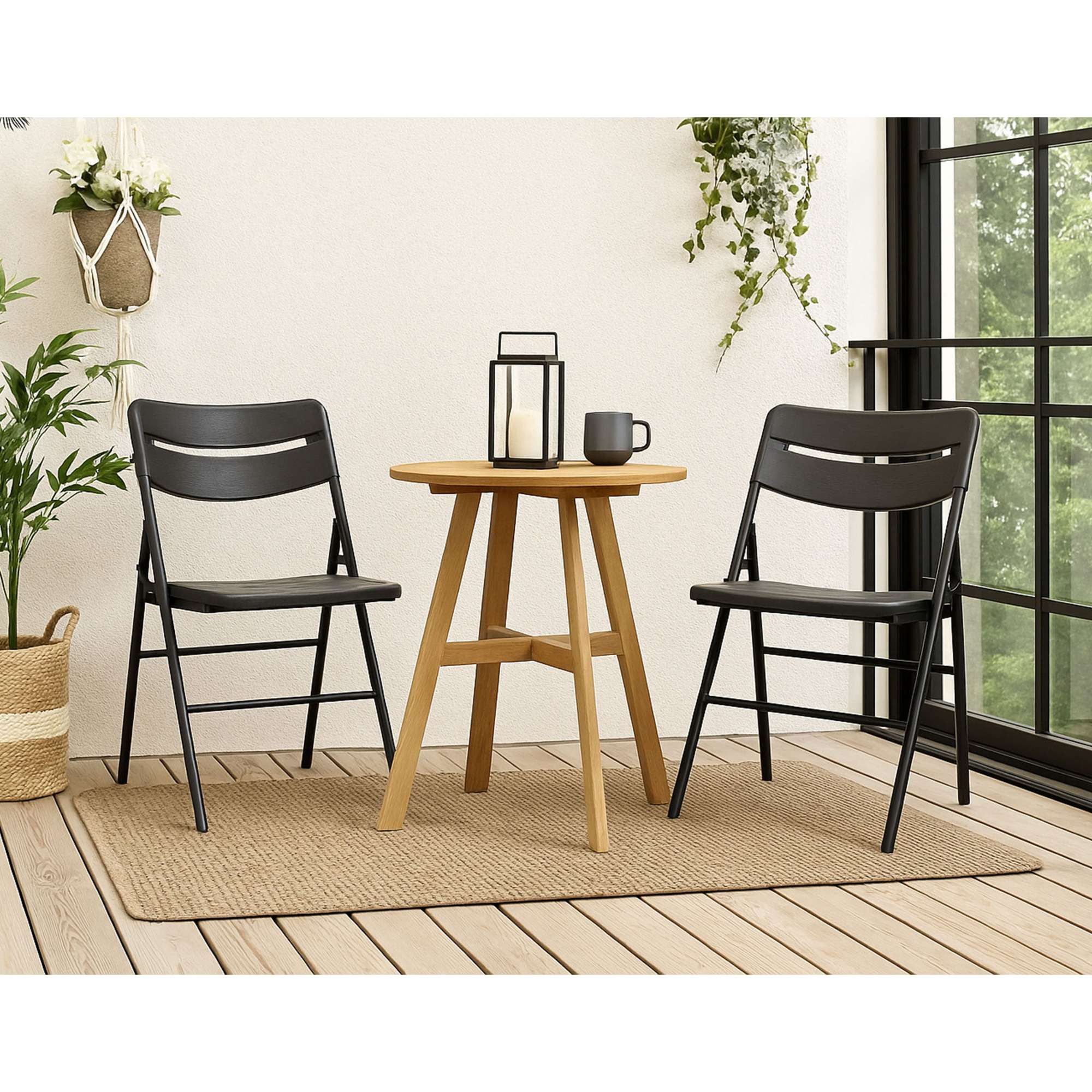 Стул складной 45*49*78, темно-серый