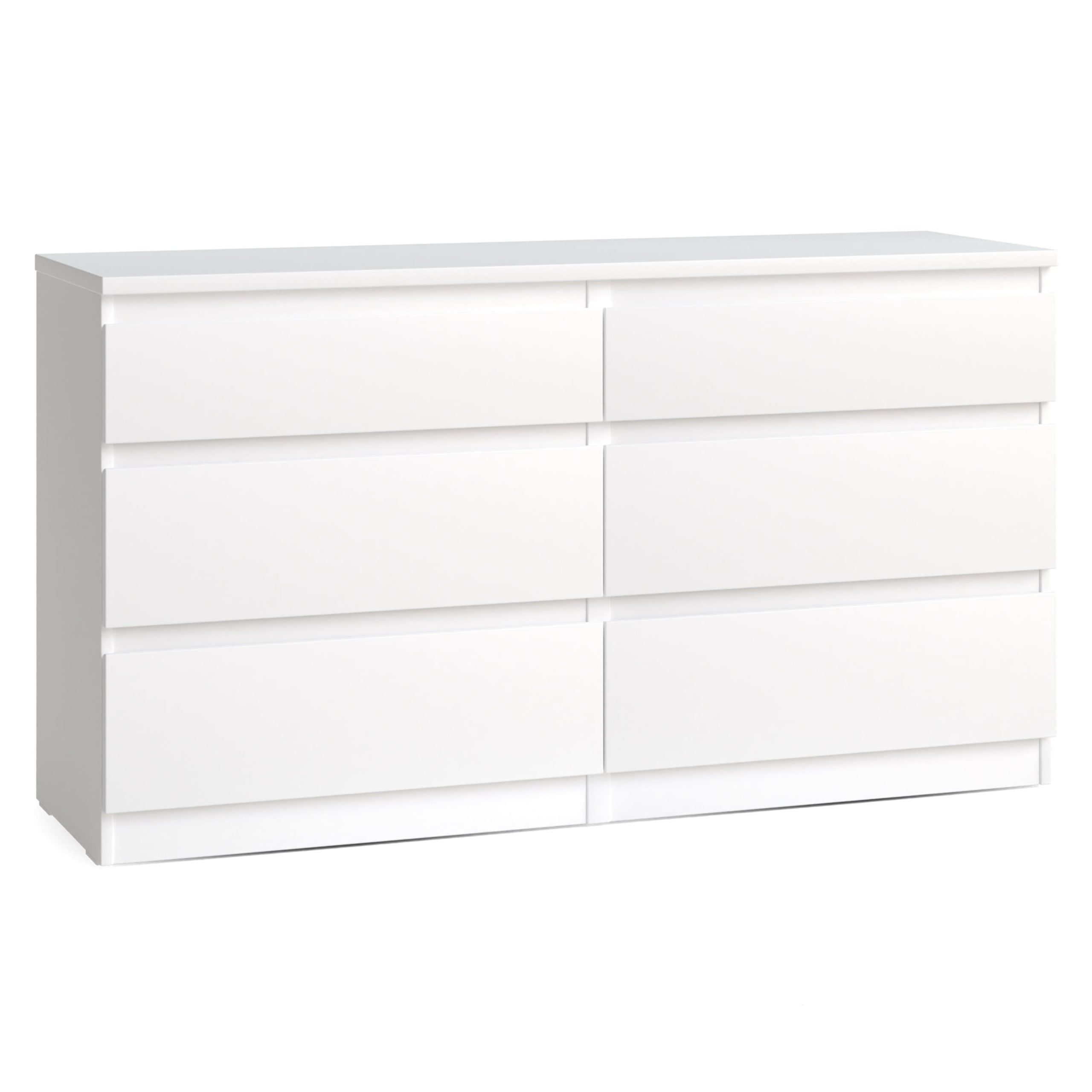 Комод КАСТОР 6 ящиков, белый (2.03.02.080.1 RU)