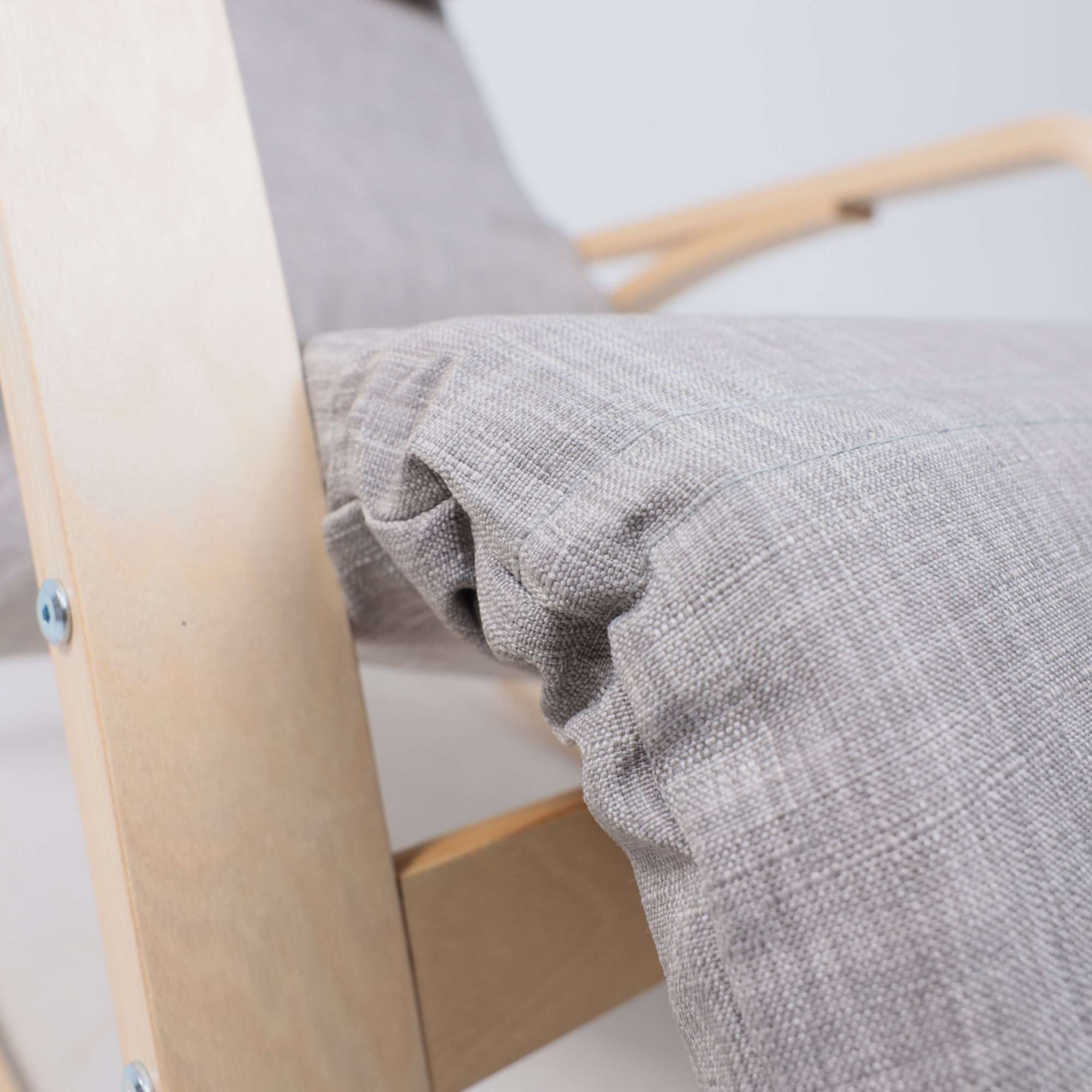 Кресло-качалка SMART, ткань, серый Gray-L