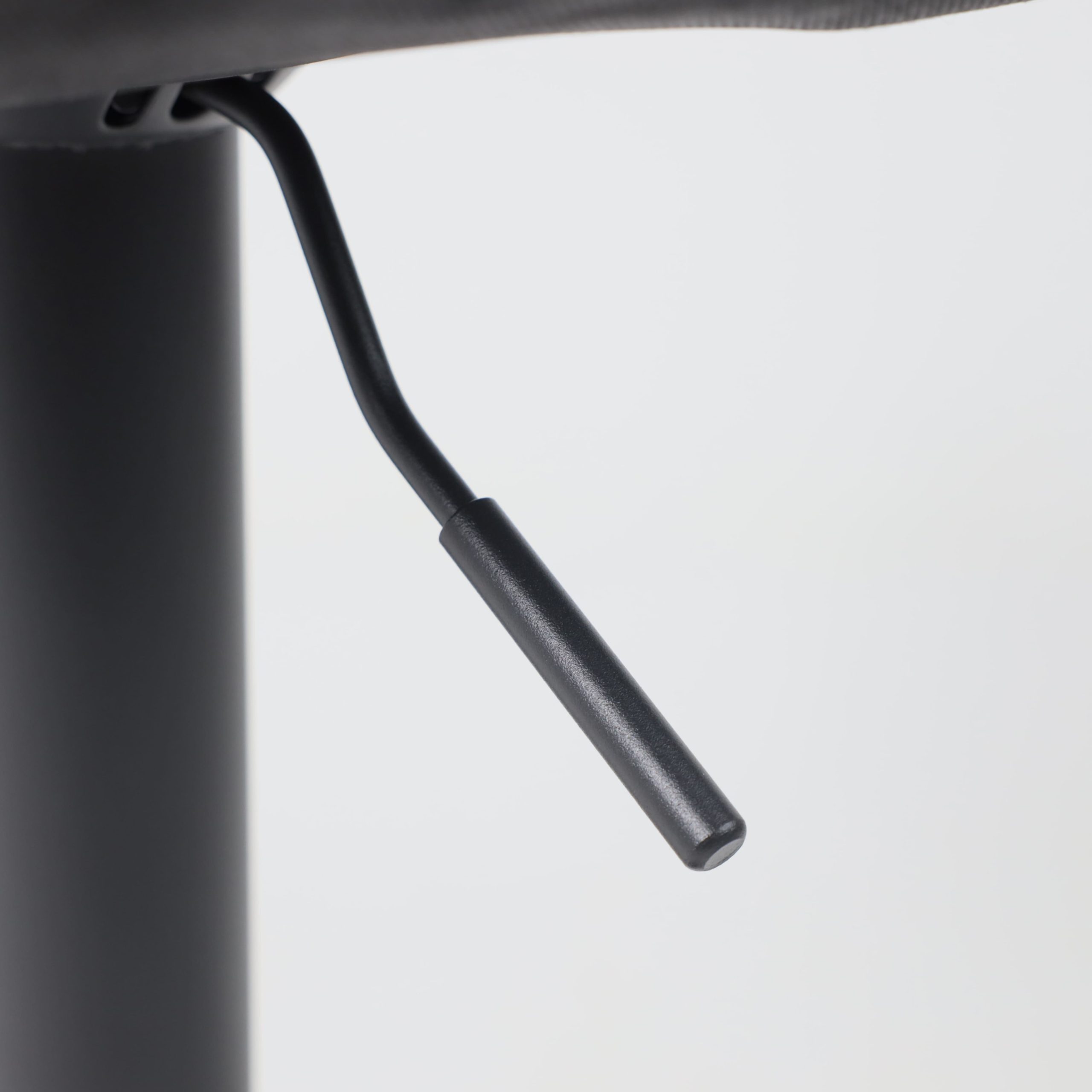 Стул барный BEN, ткань,  черный/черный