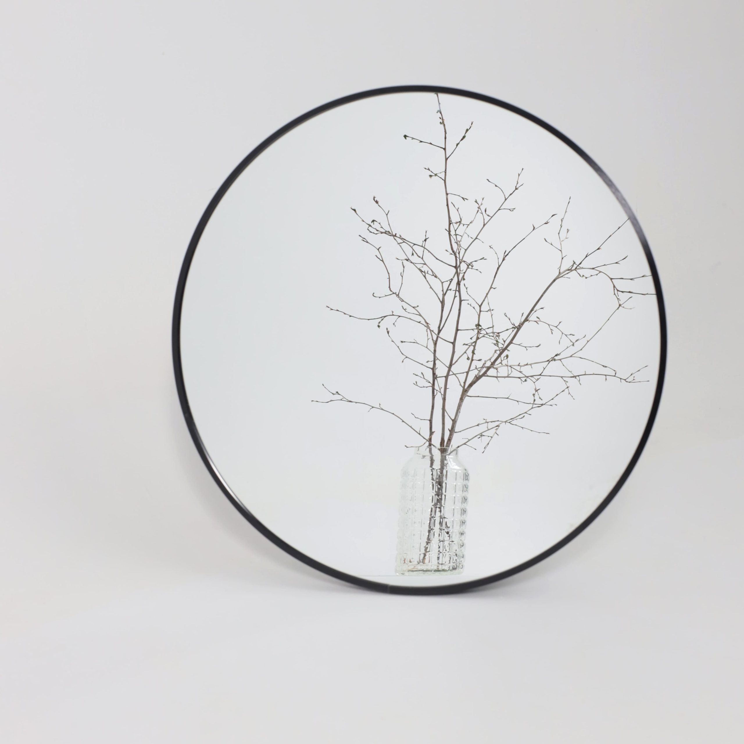 Зеркало подвесное GLOW,600*600, черный