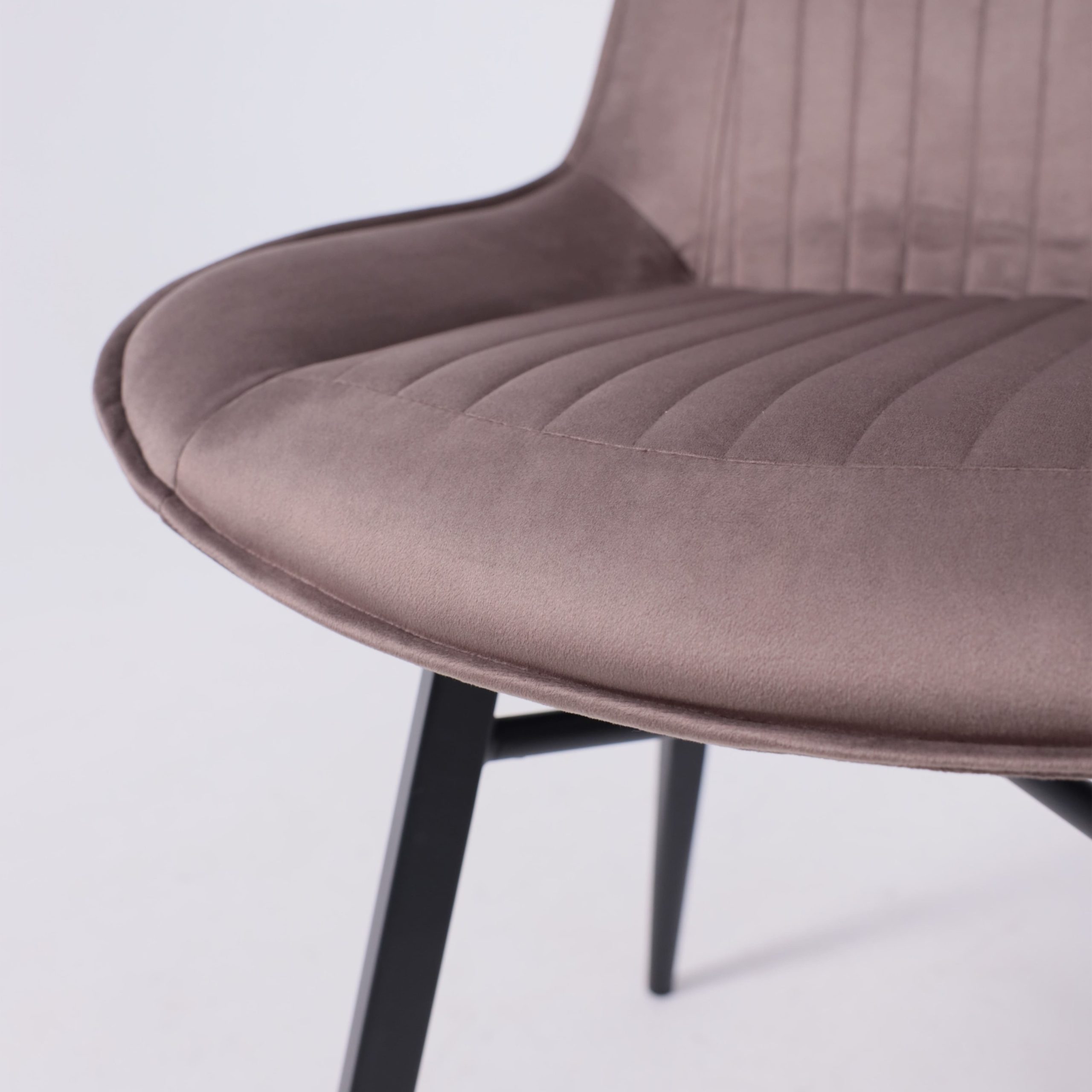 Стул Devis, бежевый велюр Bluvel 38/черный